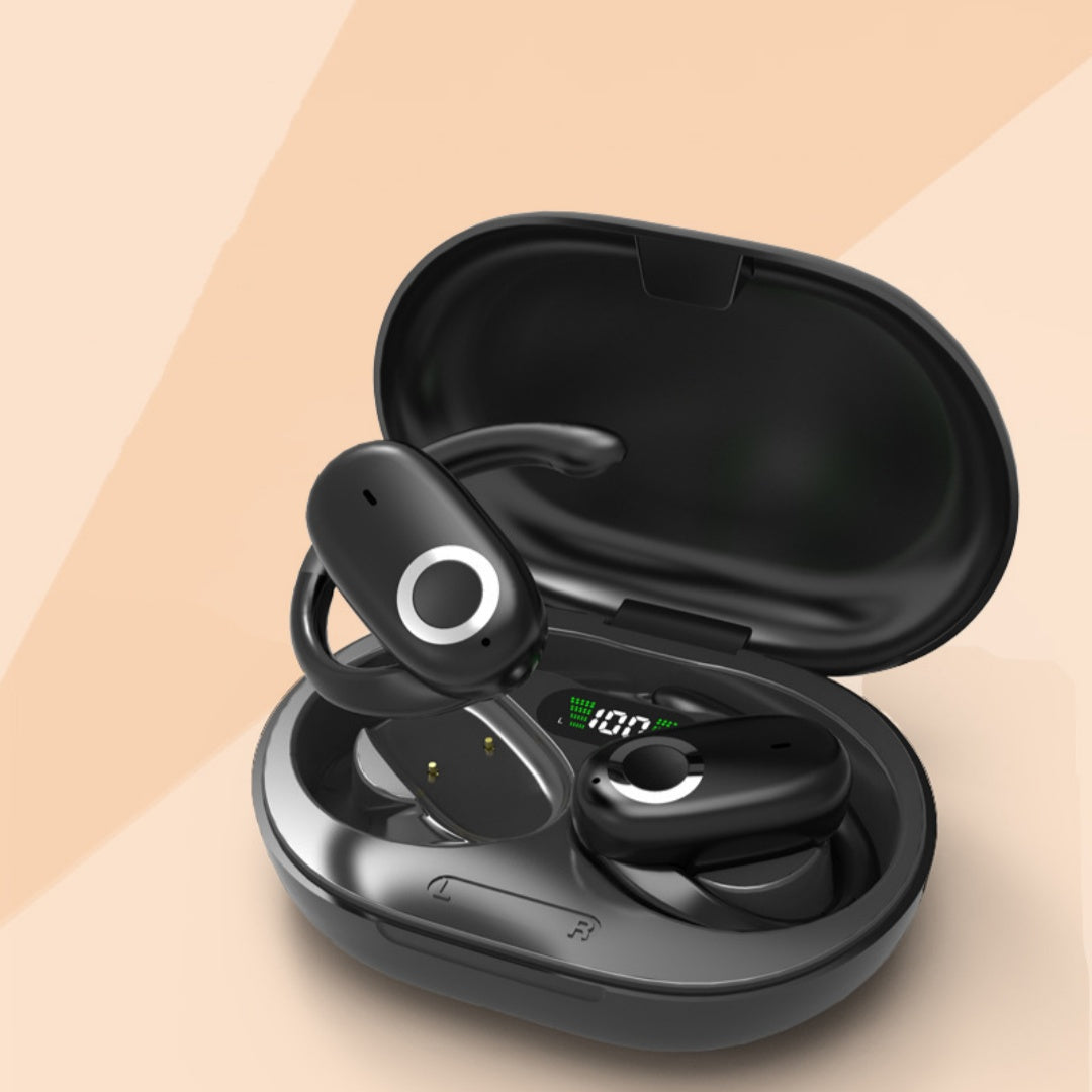 Movamax Rotating Wireless Bluetooth Ear-Mounted Headset