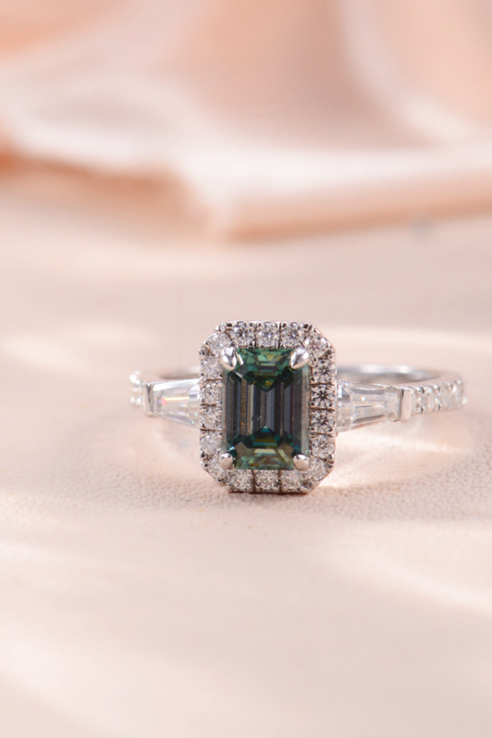 1 Carat Moissanite 925 Sterling Silver Ring SETEPENRA .