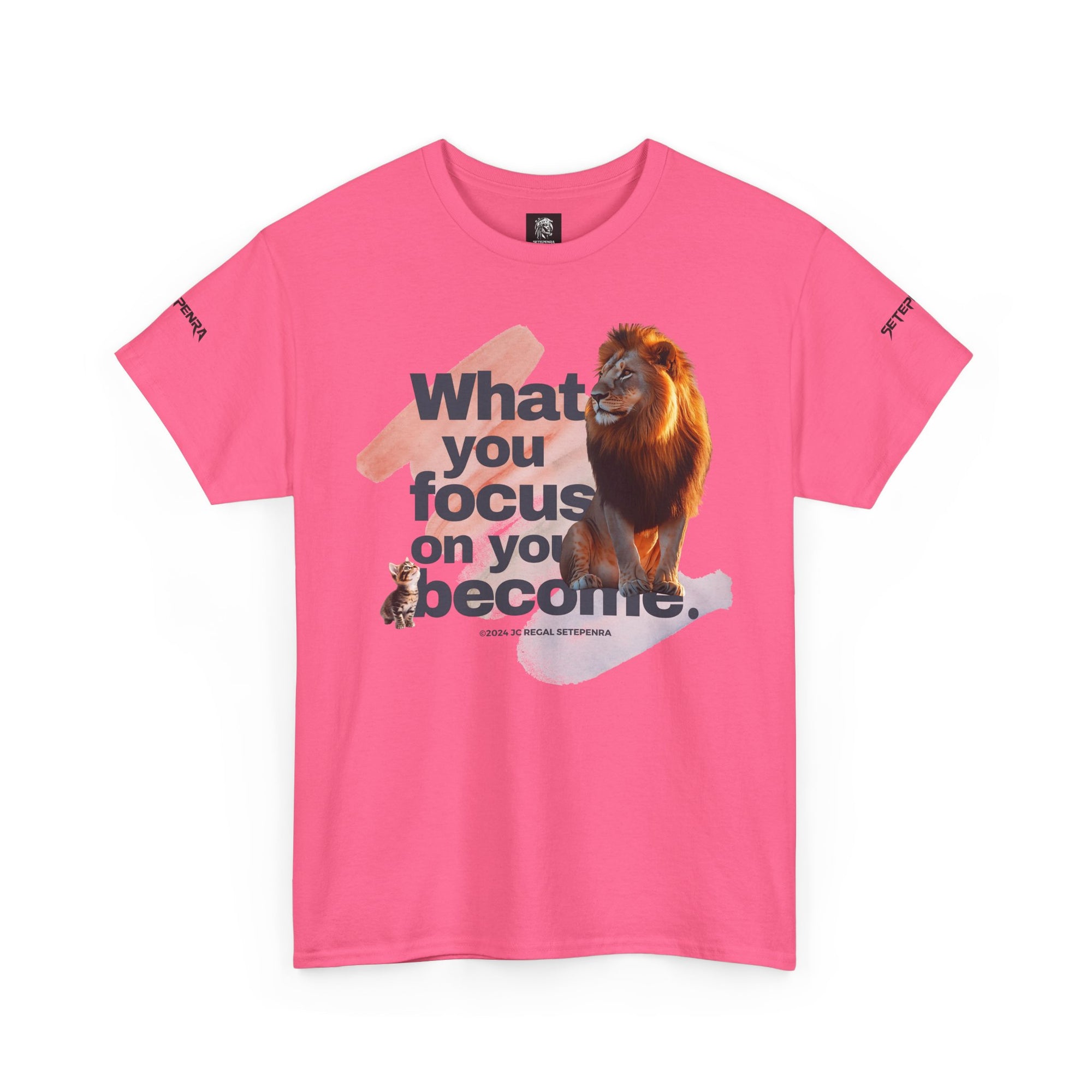 What You Focus On You Become Unisex Heavy Cotton Tee