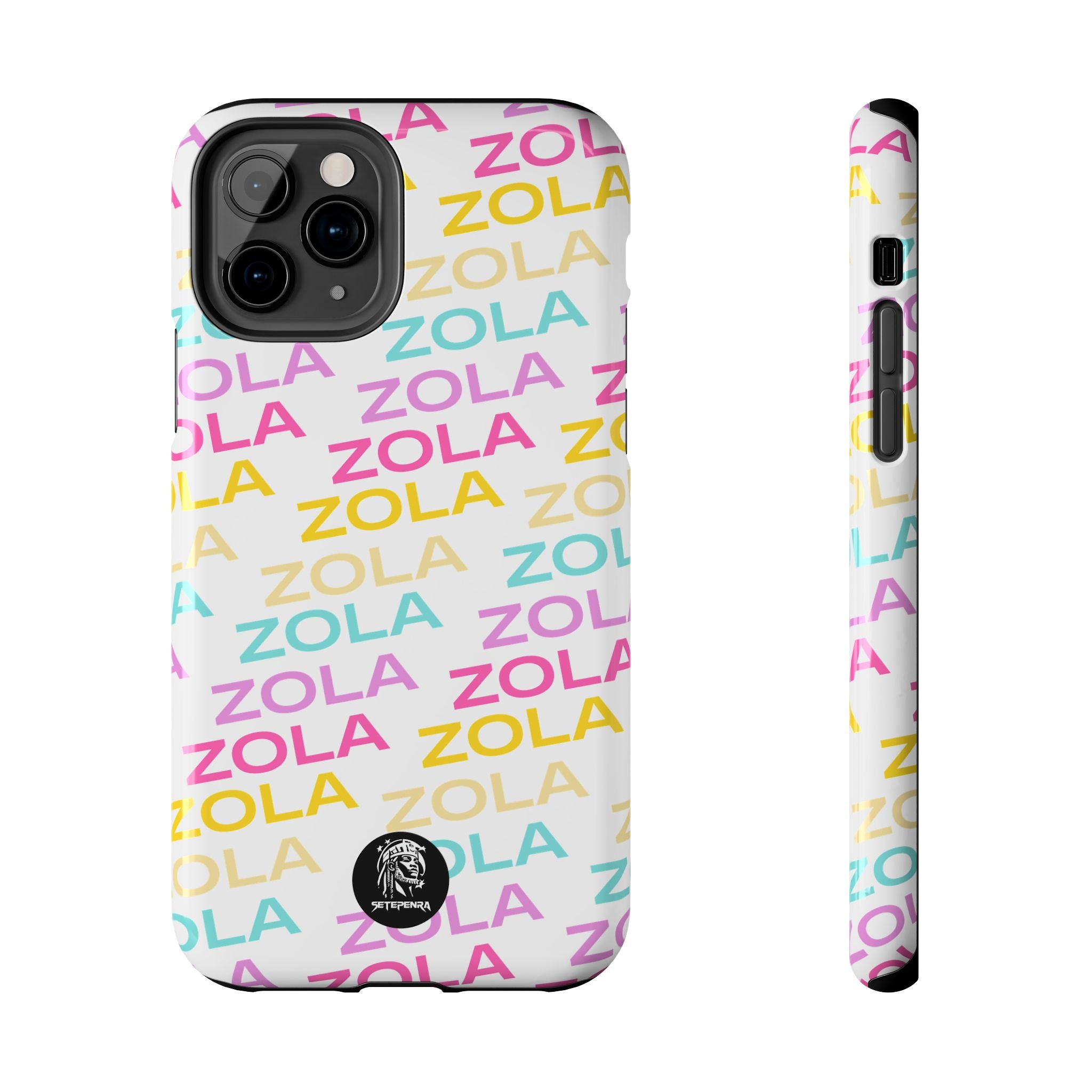 Zola Tough Phone Case (For iPhone, Galaxy & More) - White SETEPENRA Phone Case.