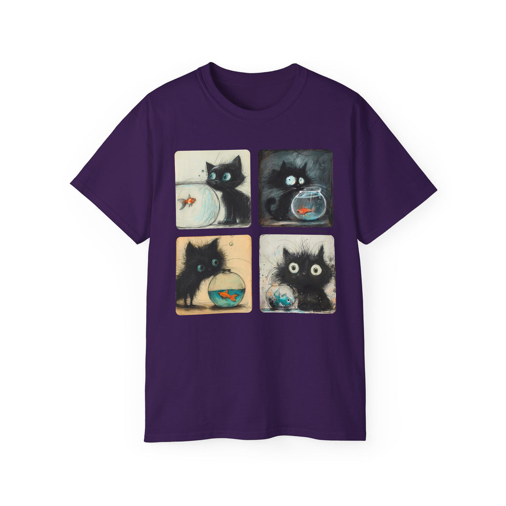 Fishy Kitty Unisex Ultra Cotton Tee SETEPENRA T-Shirt.