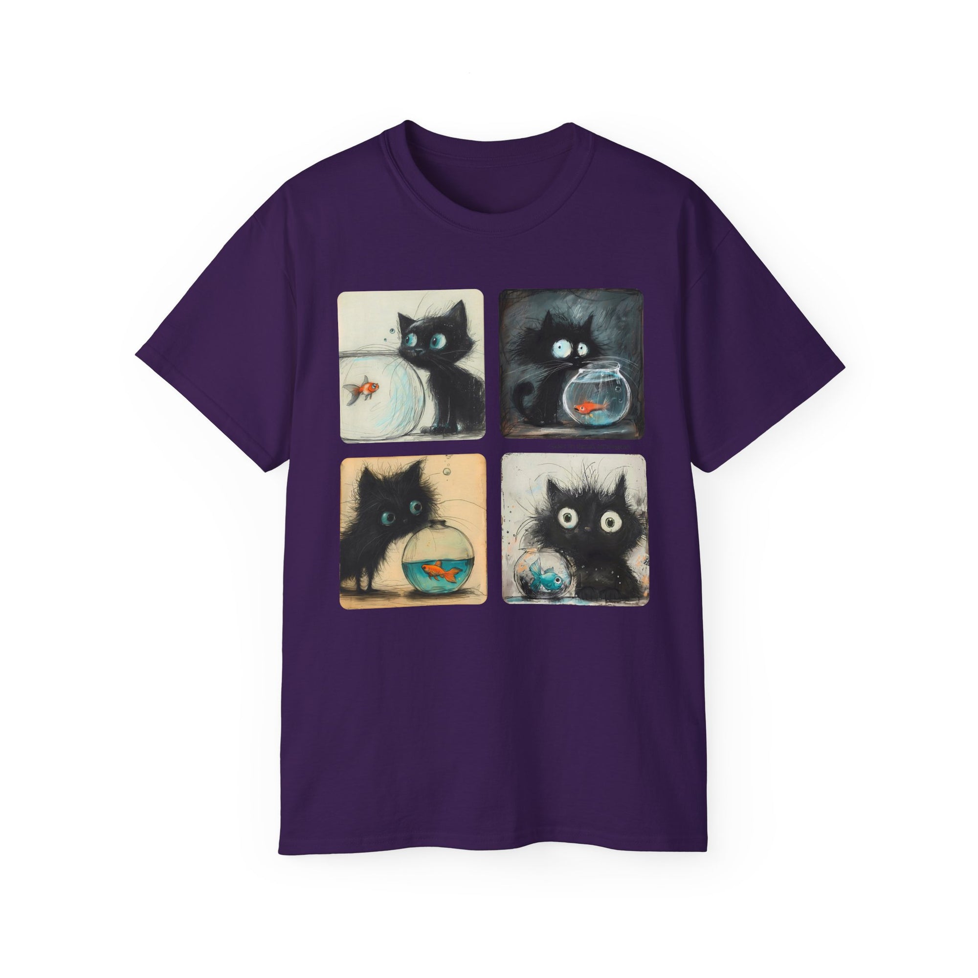 Fishy Kitty Unisex Ultra Cotton Tee SETEPENRA T-Shirt.