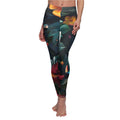 Tropican Retreat (Scene 1) Women's Cut & Sew Casual Leggings SETEPENRA All Over Prints.