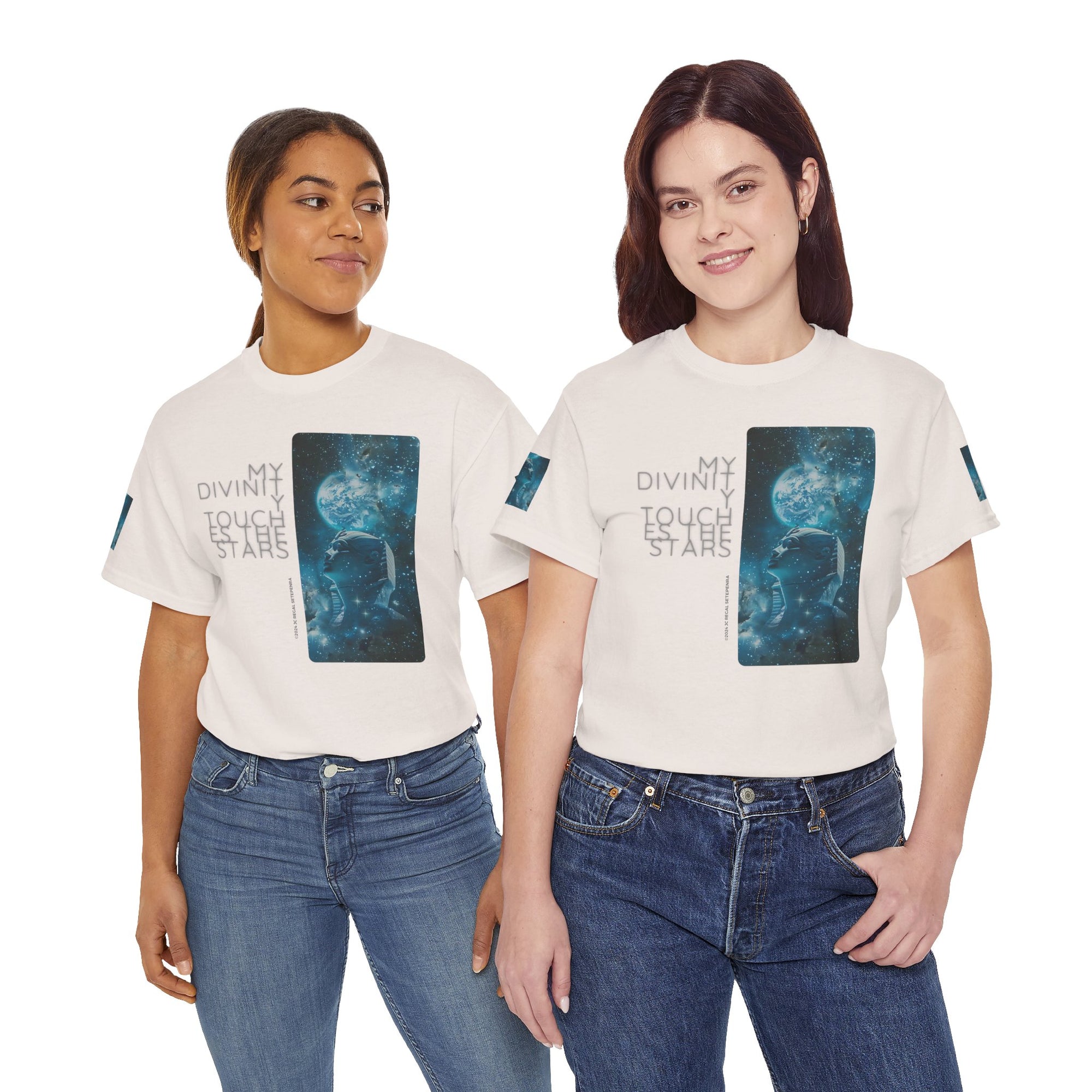 My Divinity Touches The Stars Unisex Heavy Cotton Tee