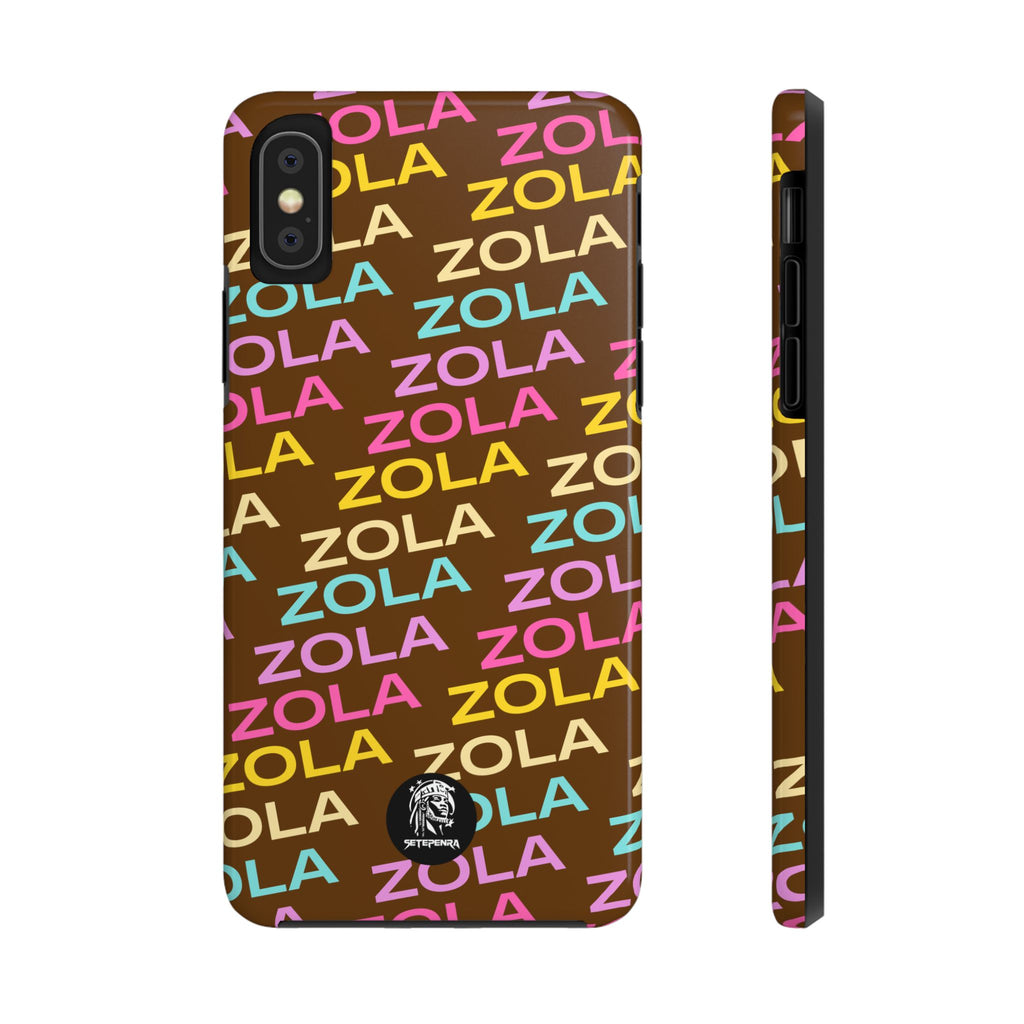 Zola Tough Phone Case (For iPhone, Galaxy & More) - Brown SETEPENRA Phone Case.
