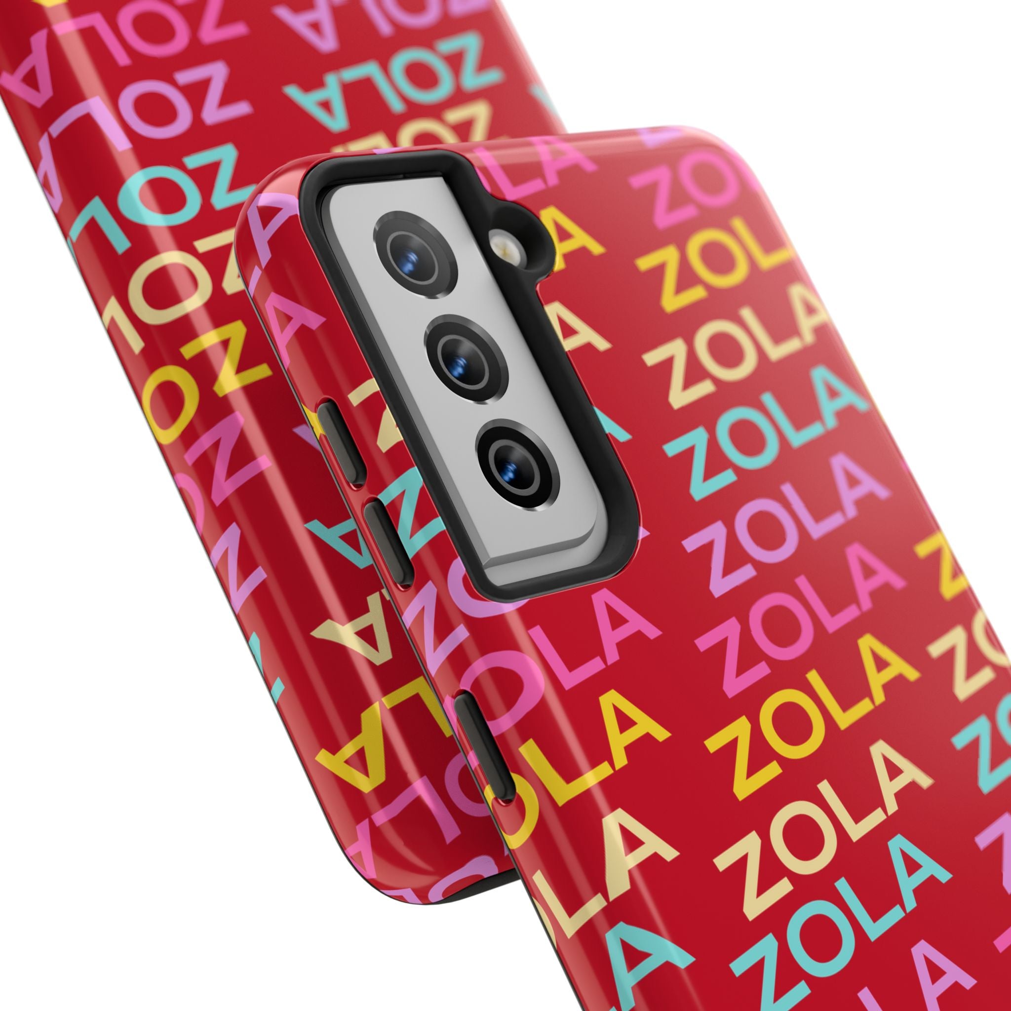 Zola Tough Phone Case (For iPhone, Galaxy & More) - Dark Red
