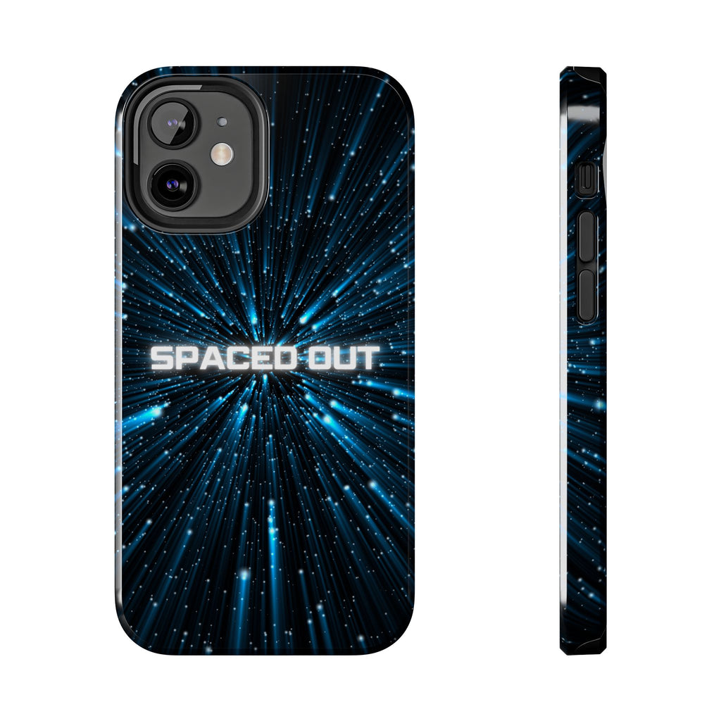 Spaced Out Tough Phone Case — Cosmic Space Warp Protective Cover
