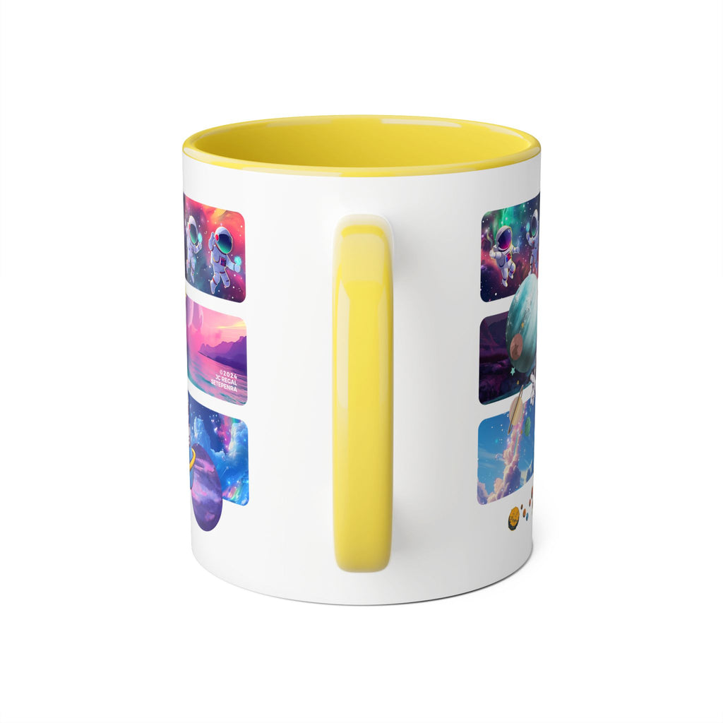 Astro Cosmo Accent Mug, 11oz (Various Colors)
