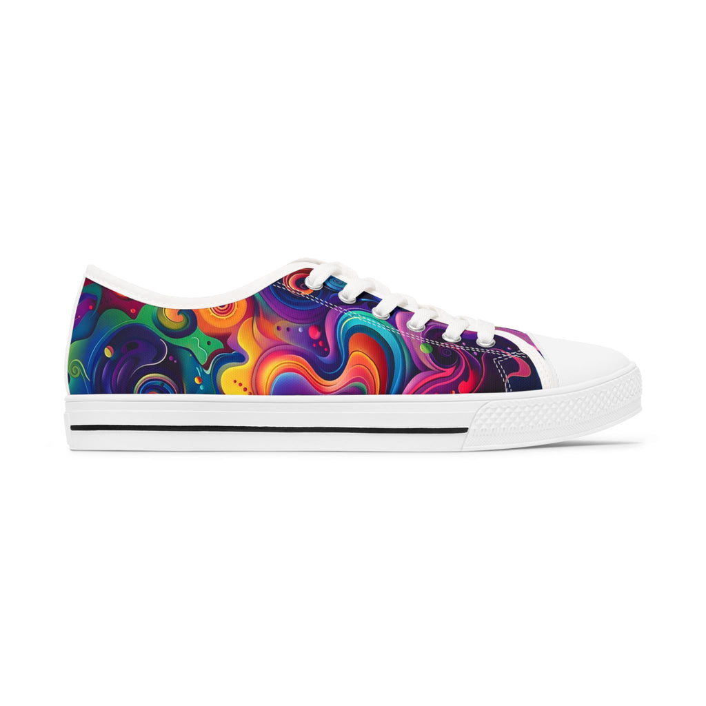 Psychedelic Women's Low Top Sneakers SETEPENRA Shoes.
