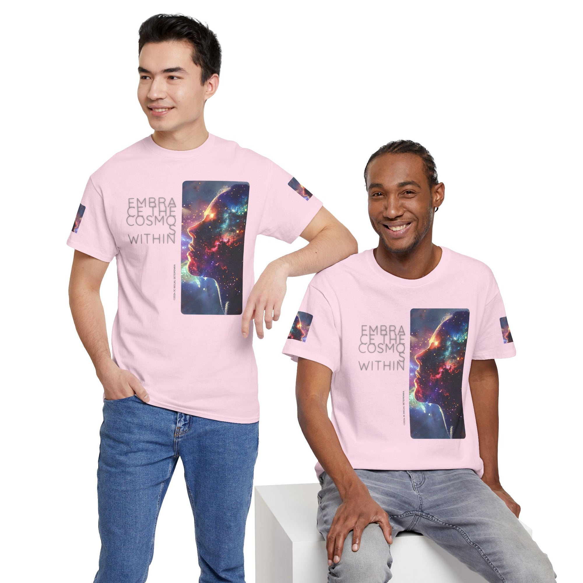 Embrace The Cosmos Within Unisex Heavy Cotton Tee