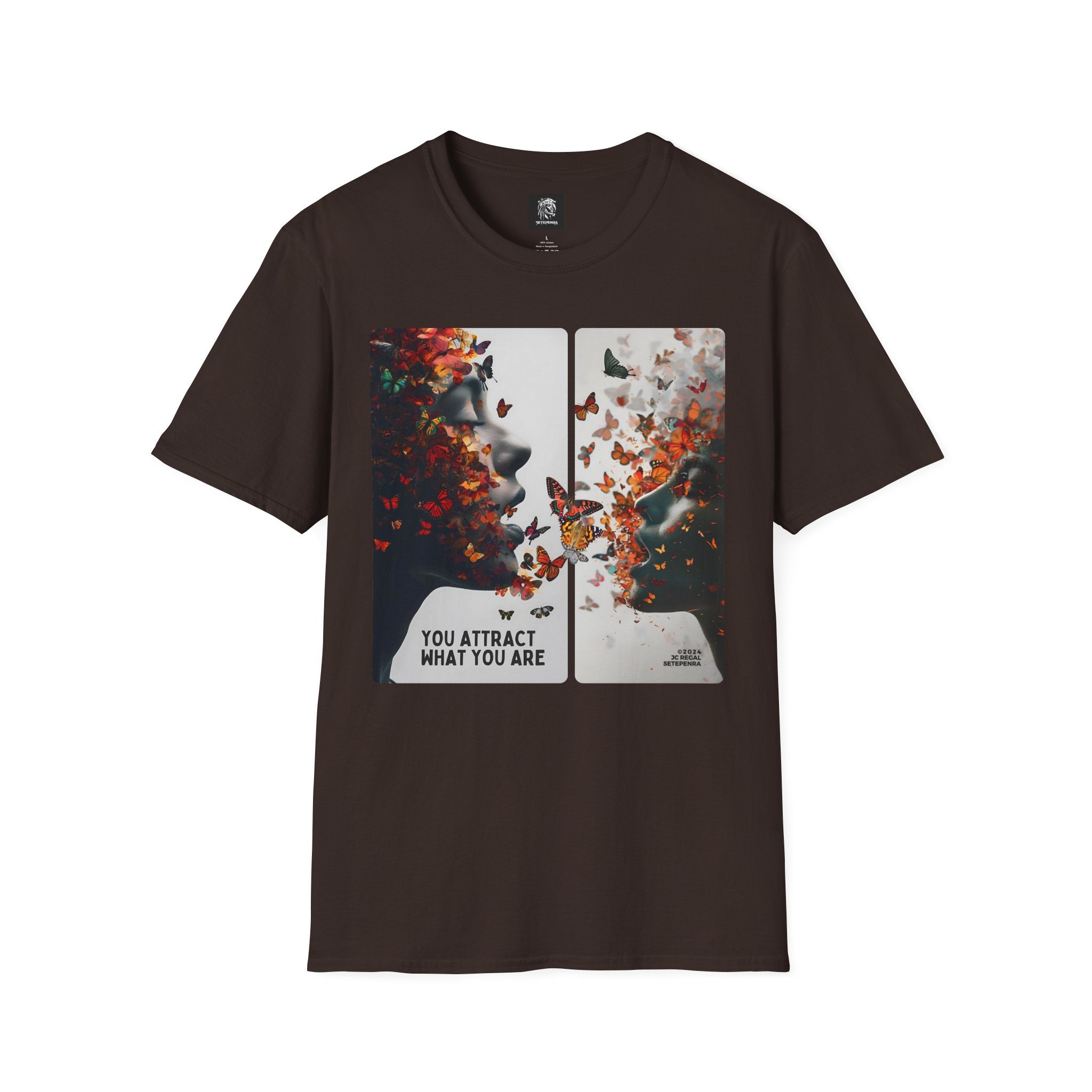 You Attract What You Are (1st Edition) Unisex Softstyle T-Shirt SETEPENRA T-Shirt.