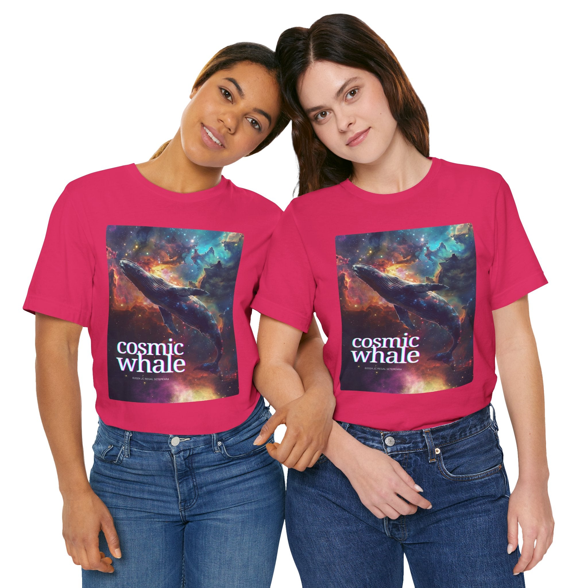 Cosmic Whale Unisex Jersey Short Sleeve Tee