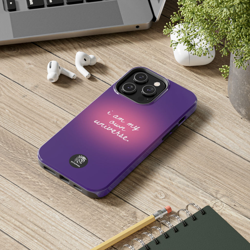 I Am My Own Universe Tough Phone Case (For iPhone, Galaxy & More) - Purple