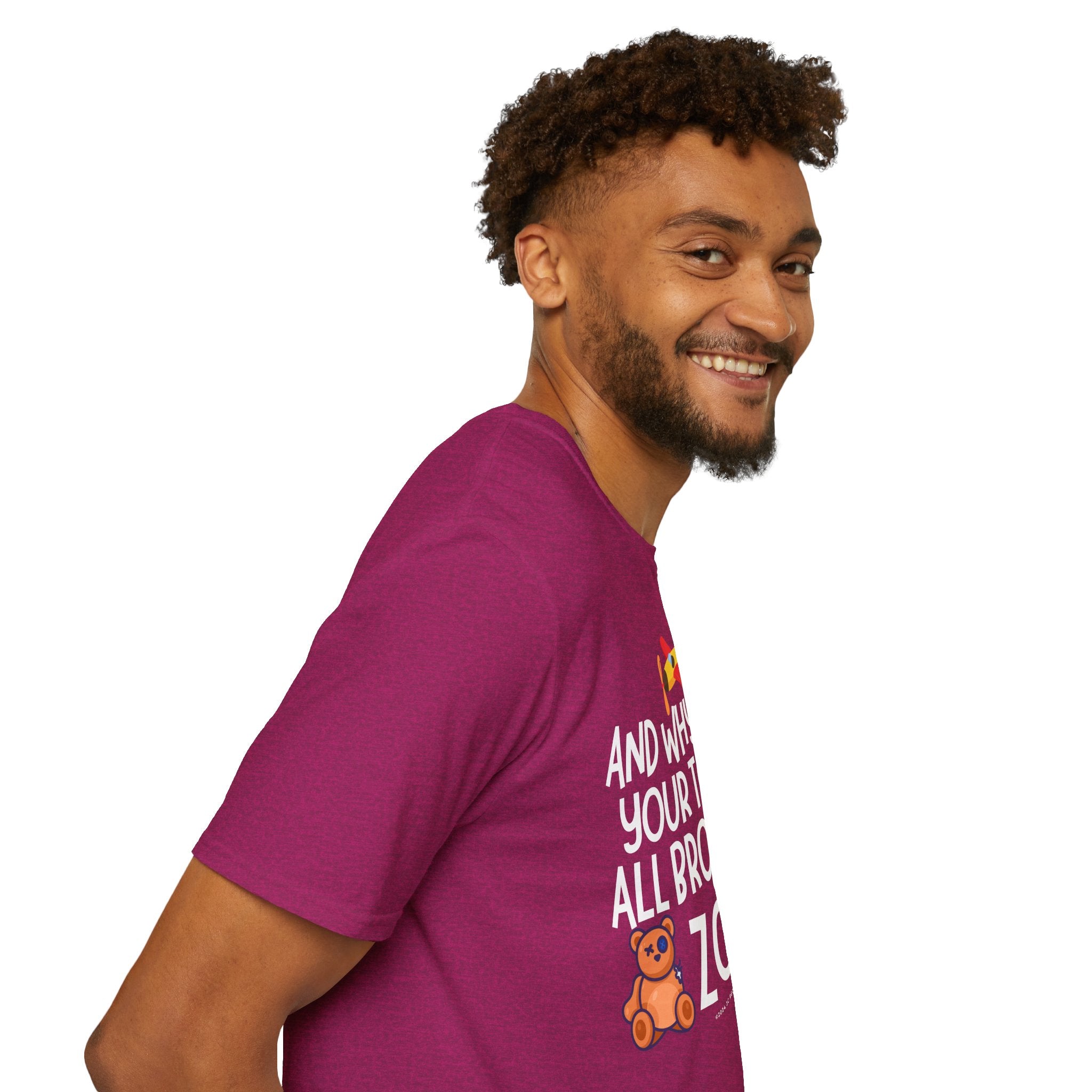 And Why Are Your Toys All Broken Zola? Unisex Softstyle T-Shirt