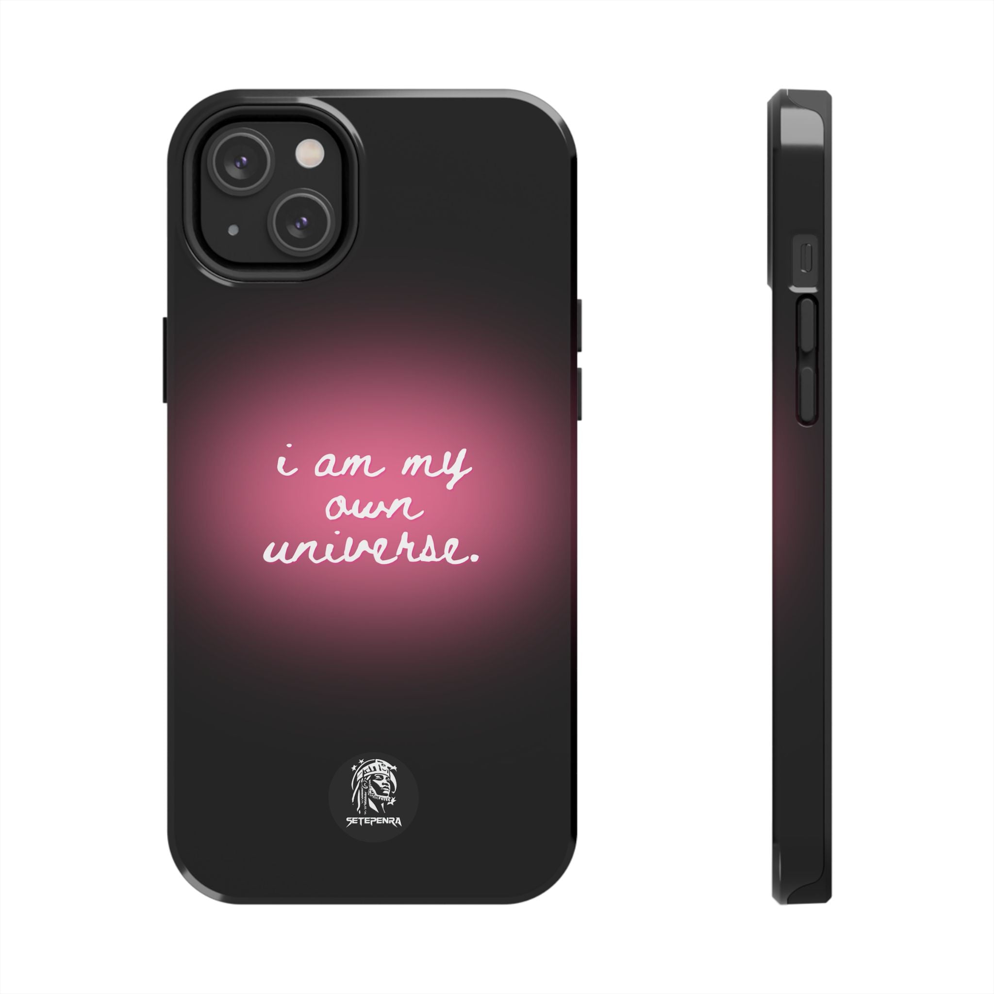 I Am My Own Universe Tough Phone Case (For iPhone, Galaxy & More) - Black
