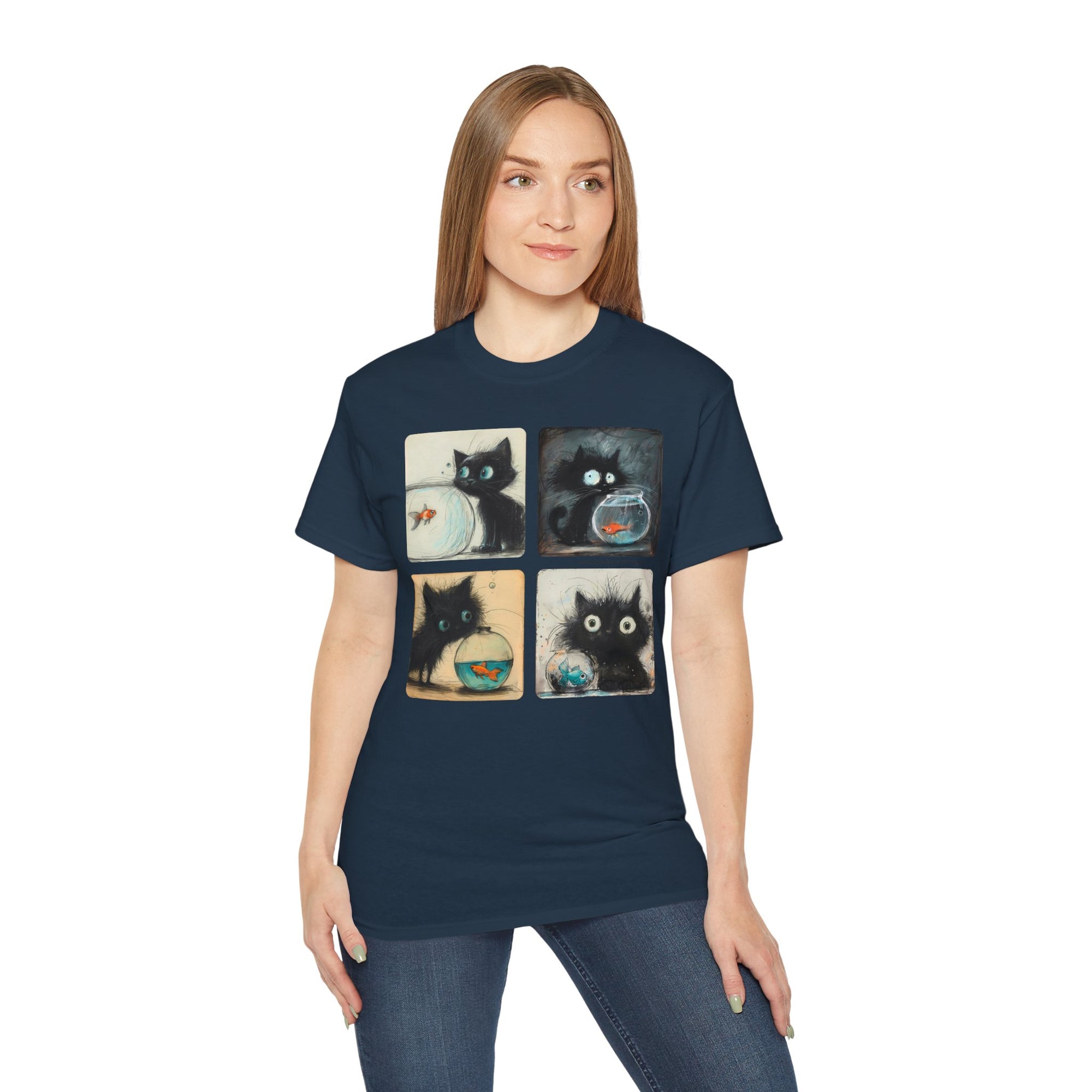 Fishy Kitty Unisex Ultra Cotton Tee