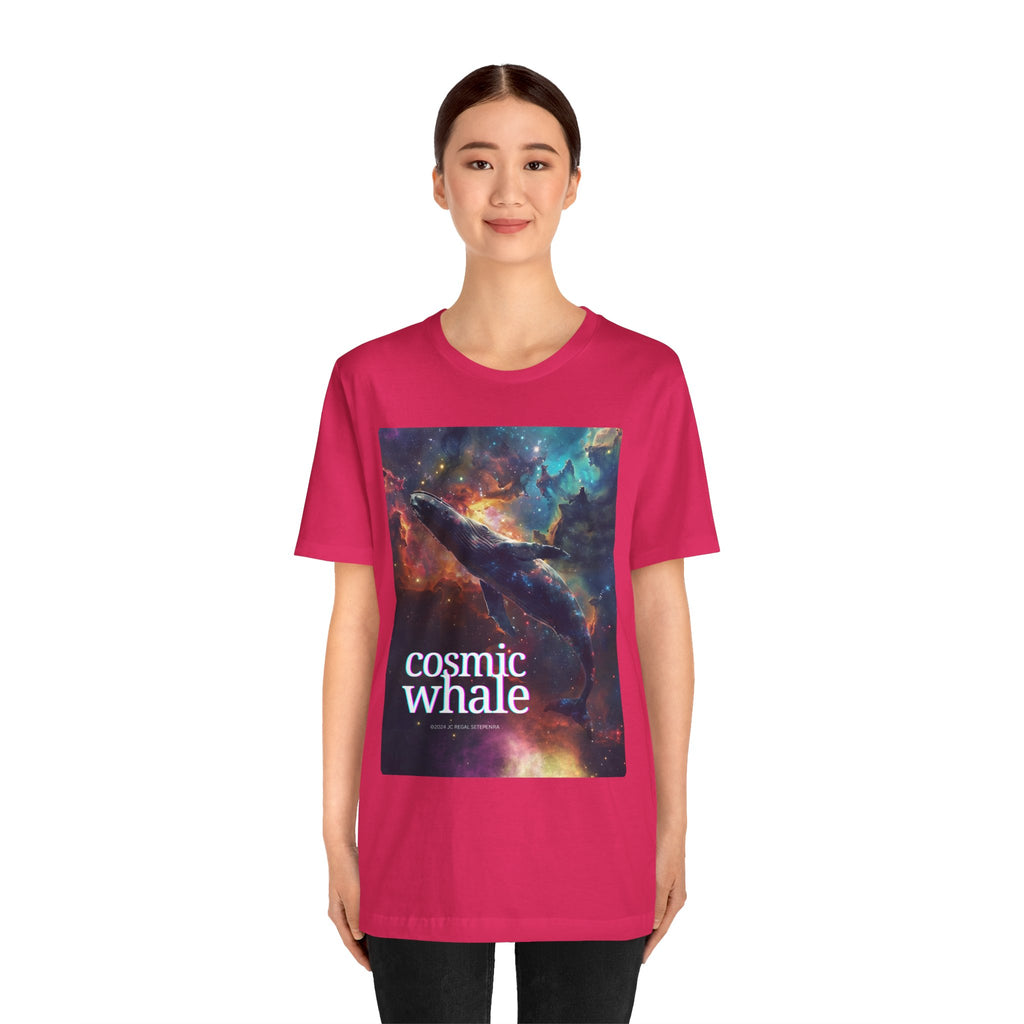 Cosmic Whale Unisex Jersey Short Sleeve Tee