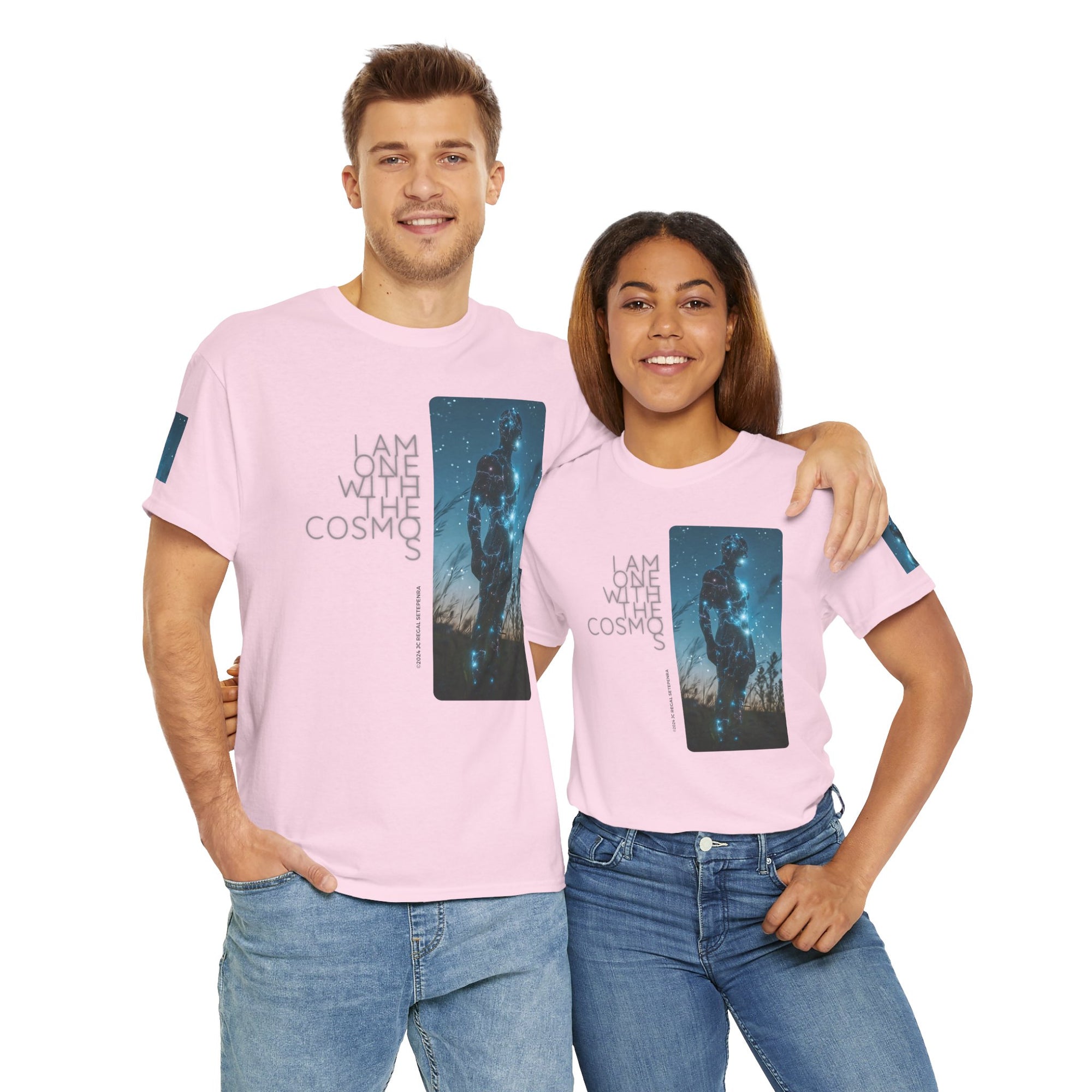 One With The Cosmos Unisex Heavy Cotton Tee