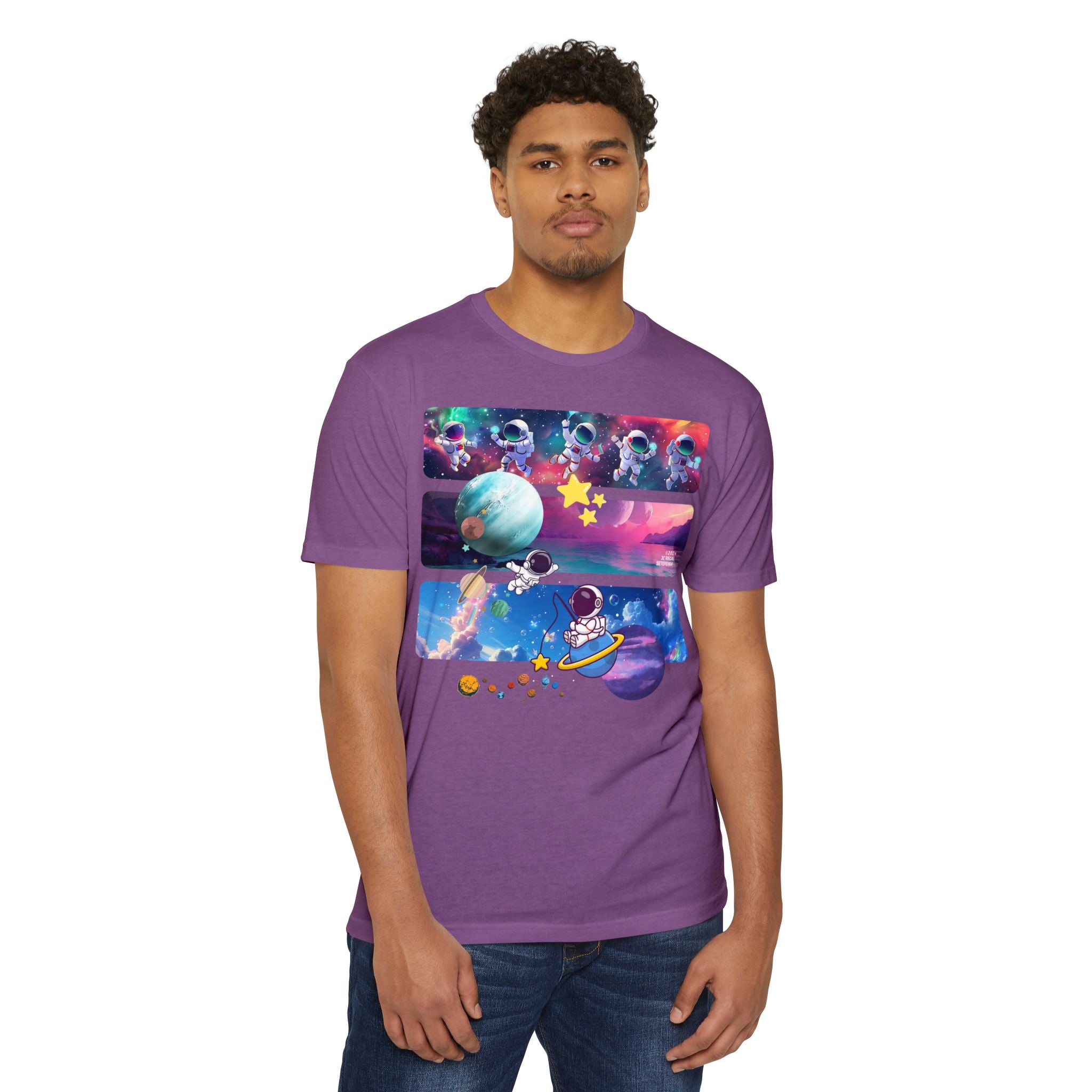 Astro Cosmo Unisex CVC Jersey T-shirt