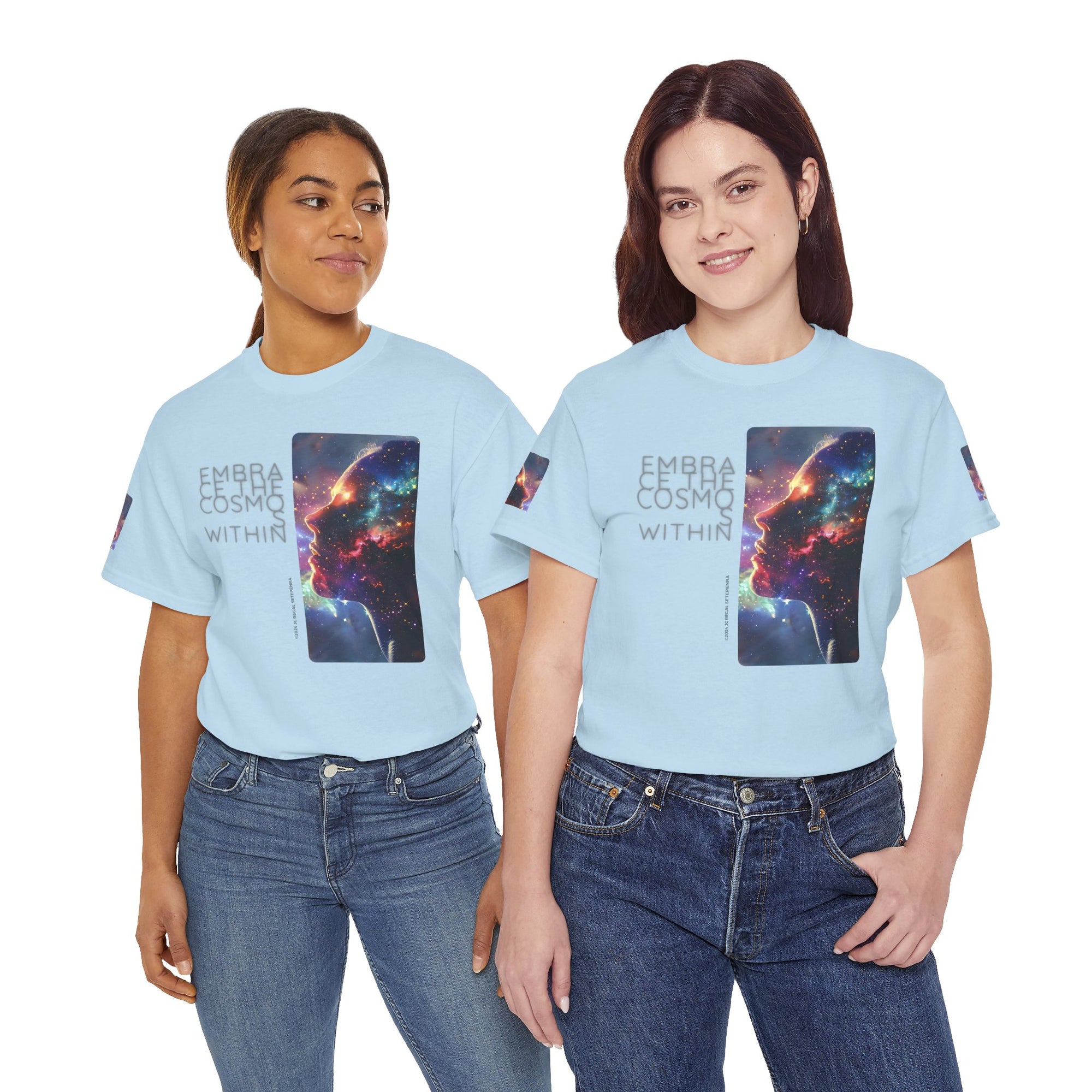 Embrace The Cosmos Within Unisex Heavy Cotton Tee