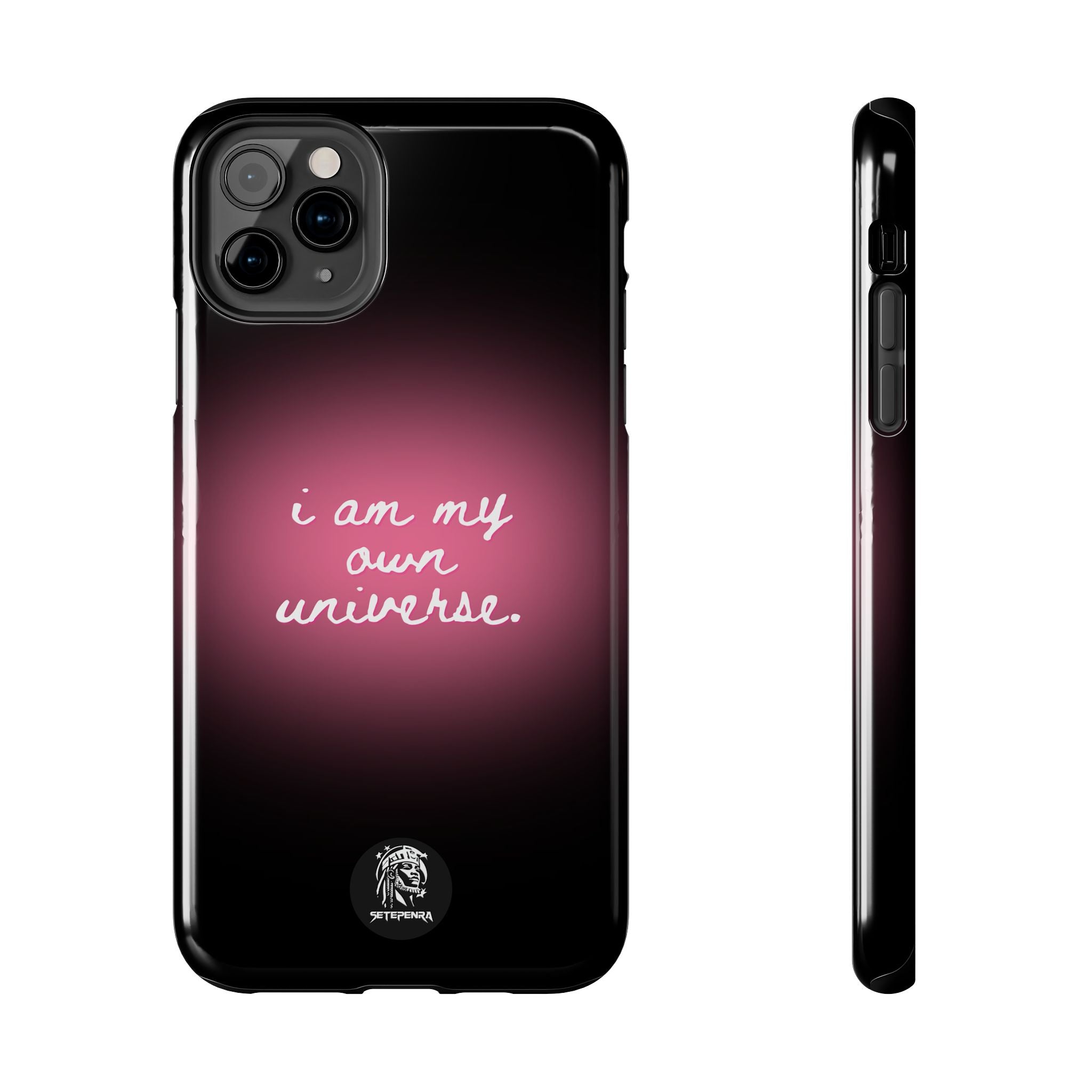 I Am My Own Universe Tough Phone Case (For iPhone, Galaxy & More) - Black SETEPENRA Phone Case.
