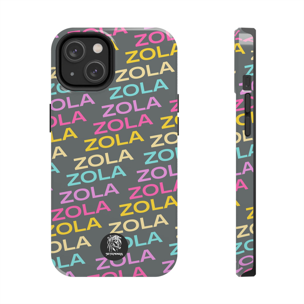 Zola Tough Phone Case (For iPhone, Galaxy & More) - Dark Grey SETEPENRA Phone Case.