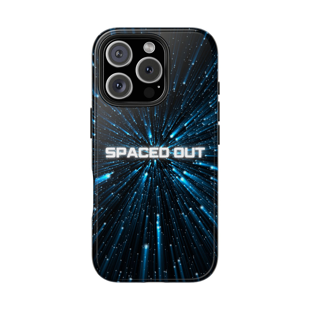 Spaced Out Tough Phone Case — Cosmic Space Warp Protective Cover