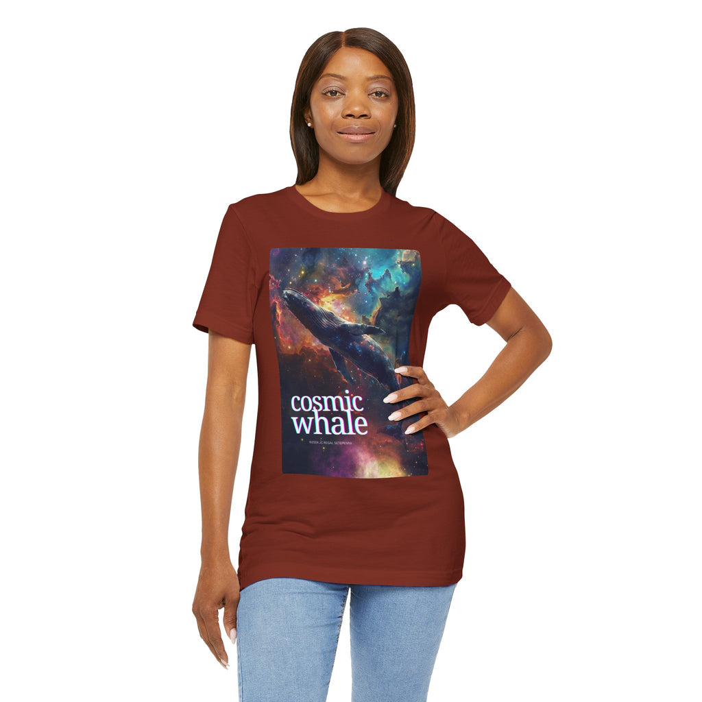 Cosmic Whale Unisex Jersey Short Sleeve Tee