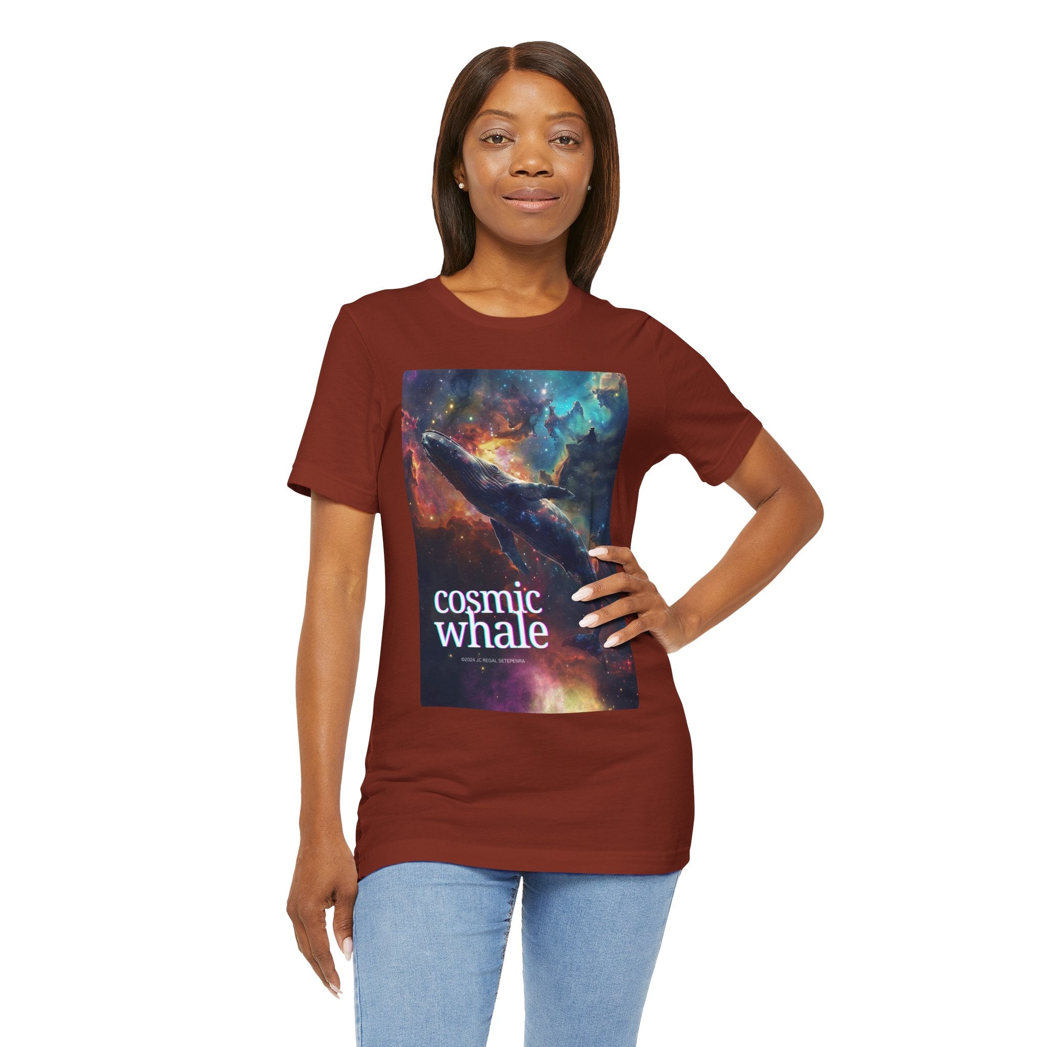 Cosmic Whale Unisex Jersey Short Sleeve Tee