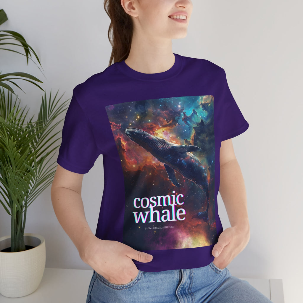 Cosmic Whale Unisex Jersey Short Sleeve Tee
