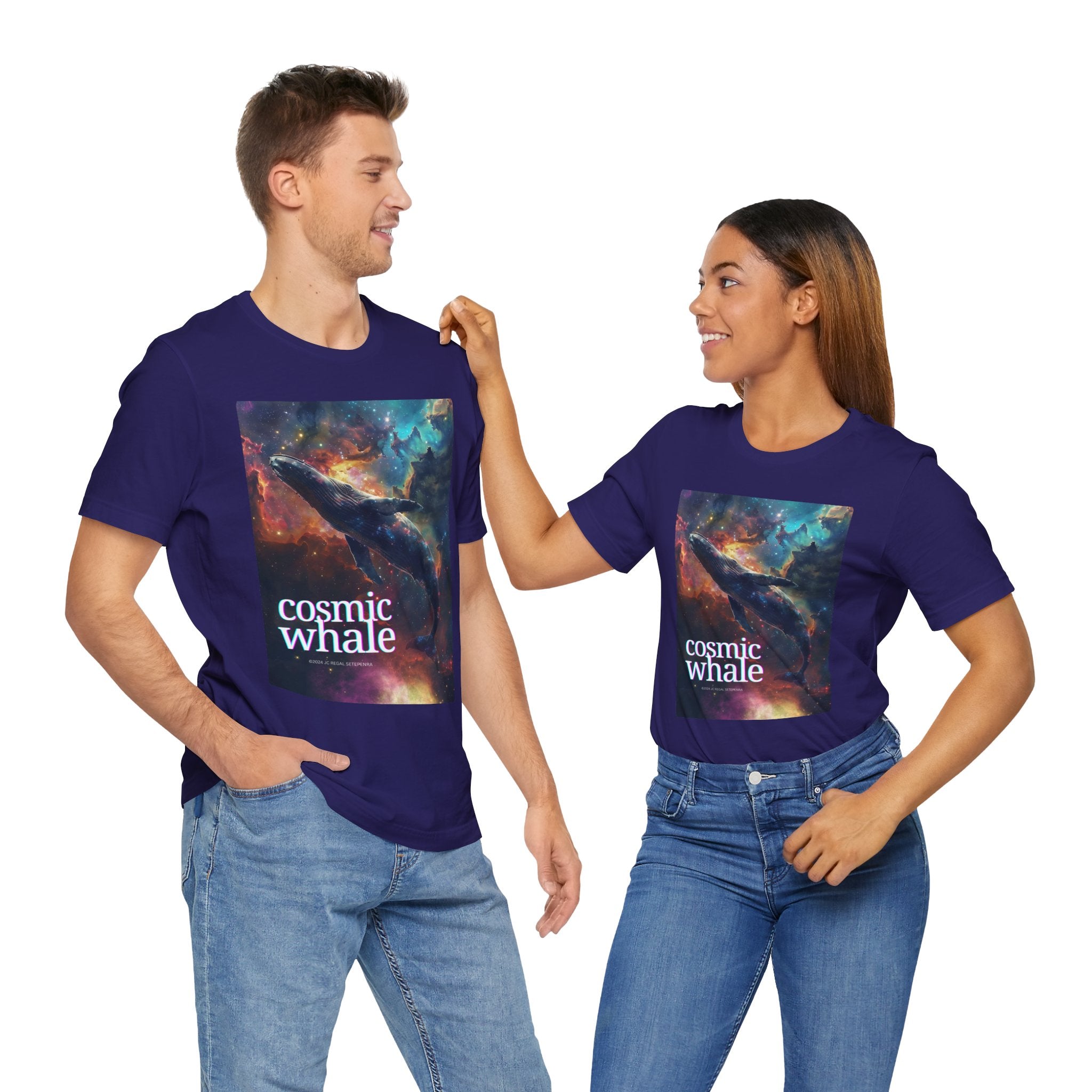 Cosmic Whale Unisex Jersey Short Sleeve Tee