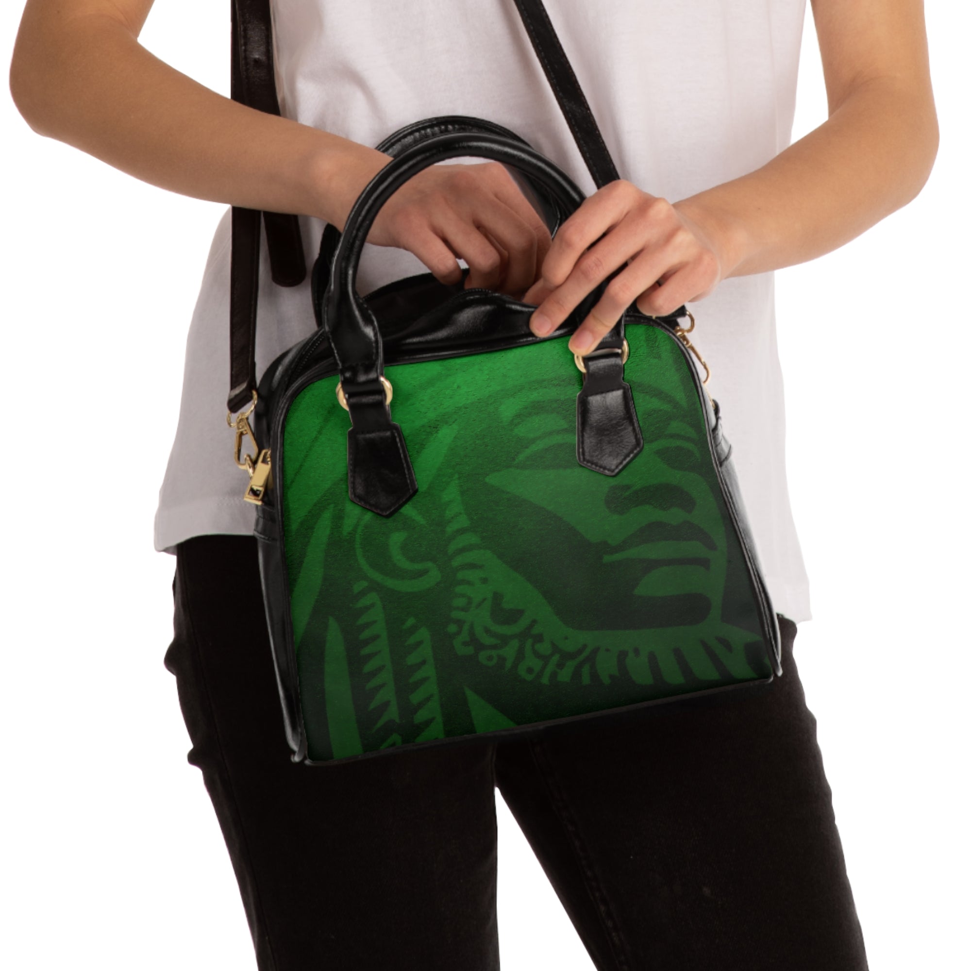 SETEPENRA Shoulder Handbag - Emerald SETEPENRA Bags.