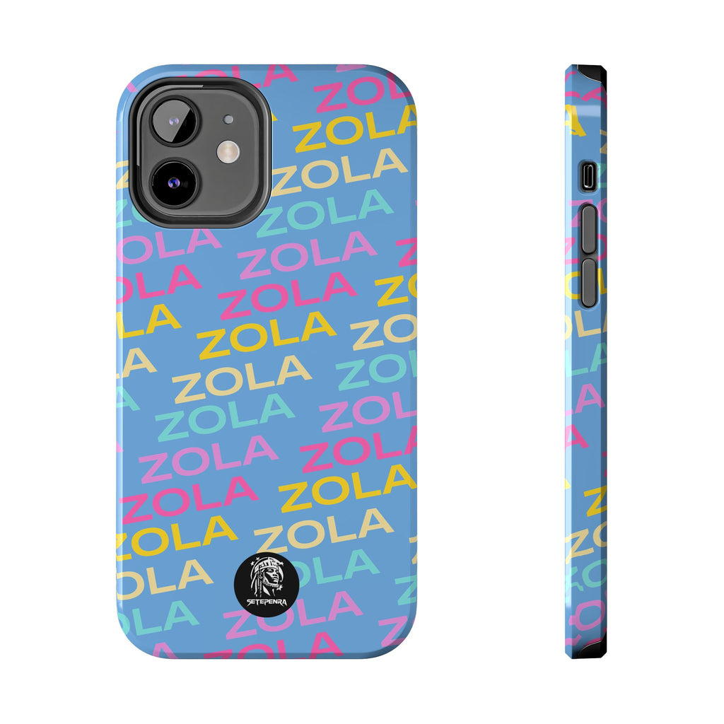 Zola Tough Phone Case (For iPhone, Galaxy & More) - Light Blue SETEPENRA Phone Case.