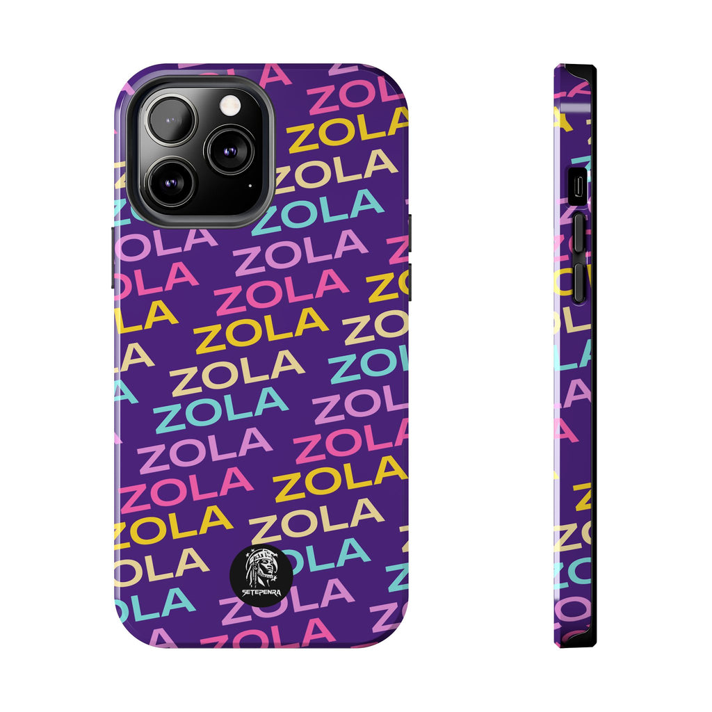 Zola Tough Phone Case (For iPhone, Galaxy & More) - Purple SETEPENRA Phone Case.