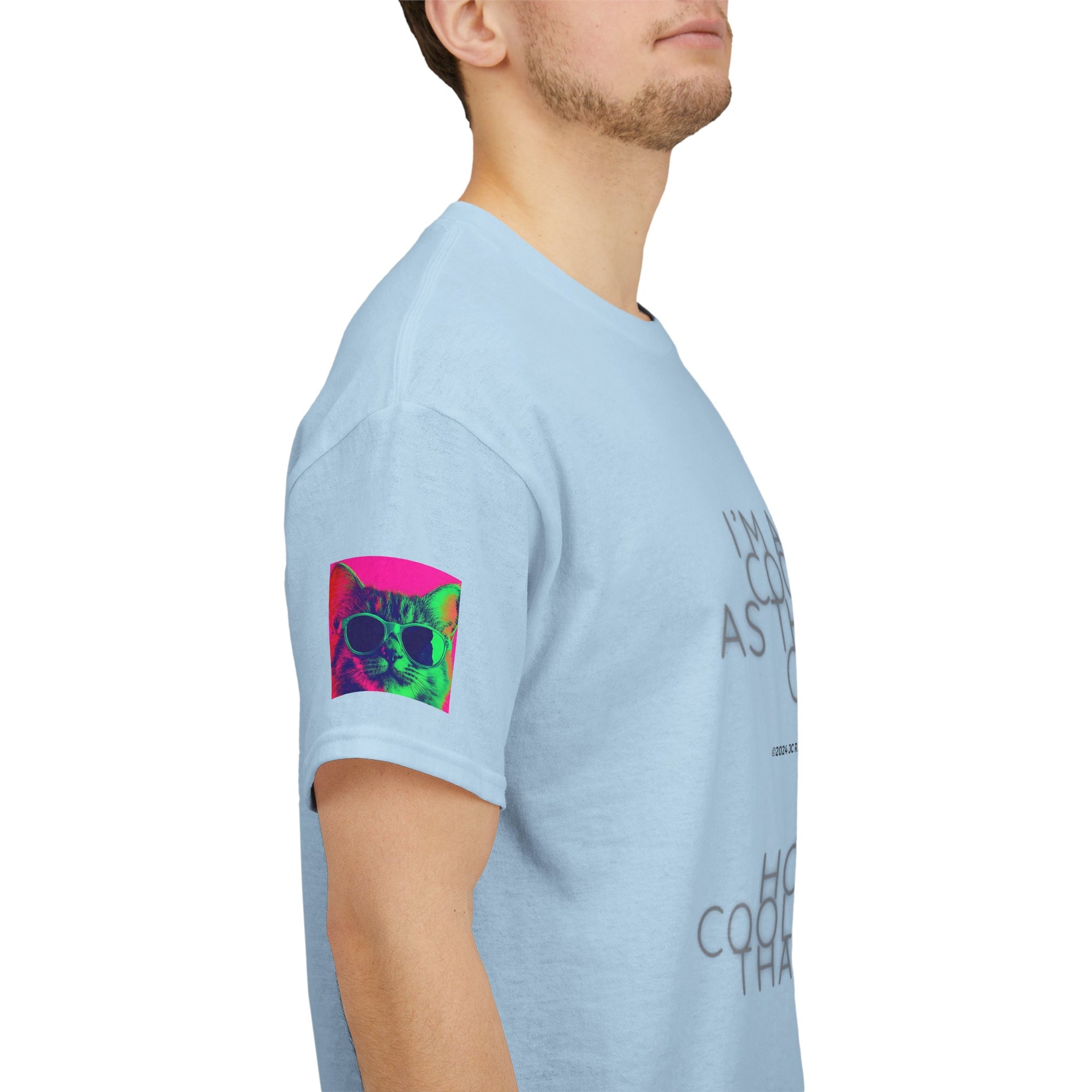 Cool Cat (Whiskers 1) Unisex Heavy Cotton Tee
