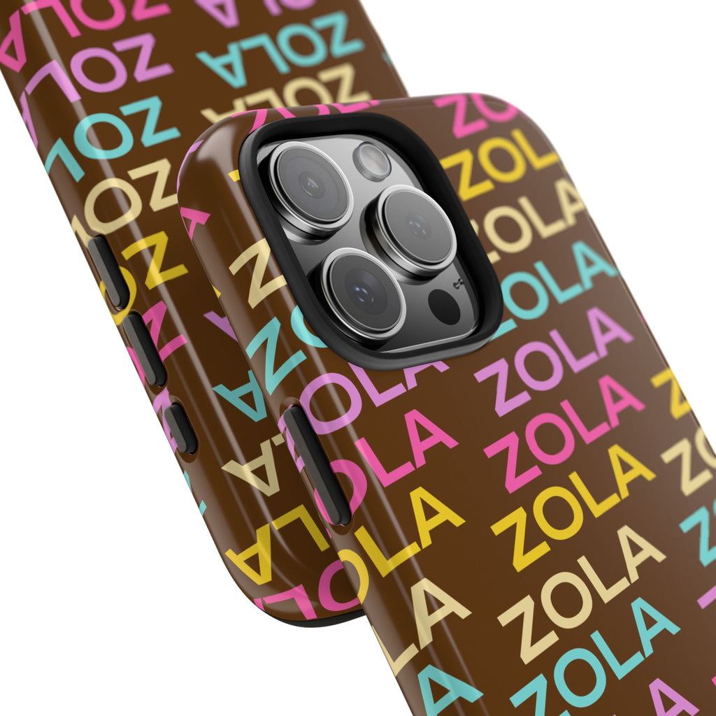 Zola Tough Phone Case (For iPhone, Galaxy & More) - Brown