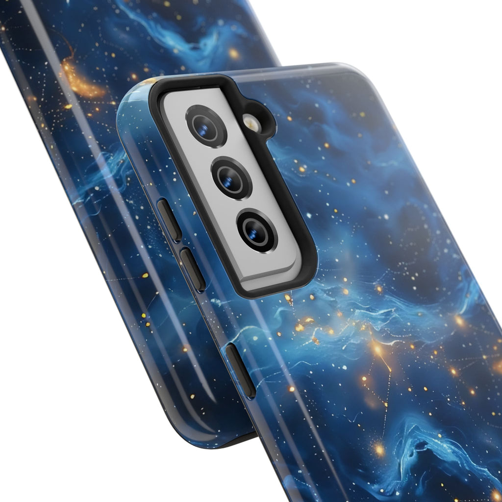 Blue Cosmos Tough Phone Case (For iPhone, Galaxy & More)