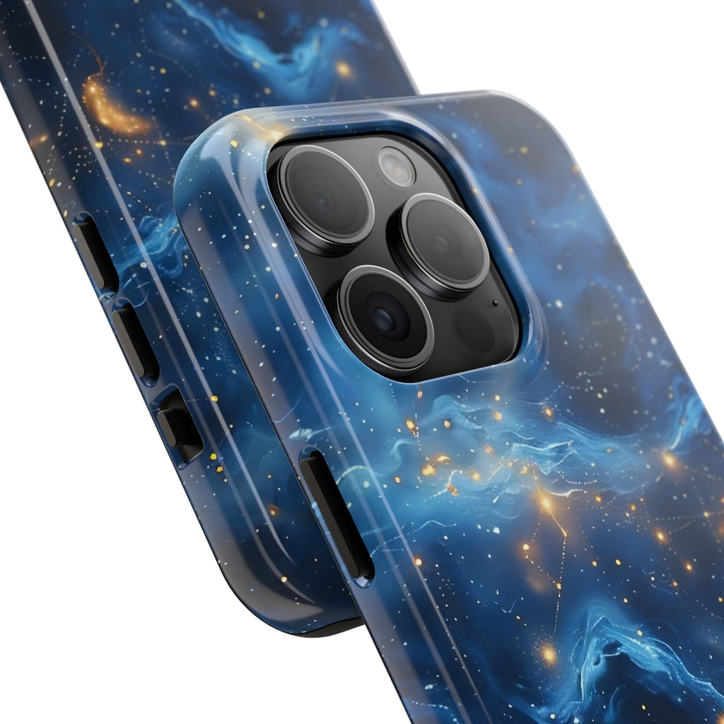 Blue Cosmos Tough Phone Case (For iPhone, Galaxy & More)