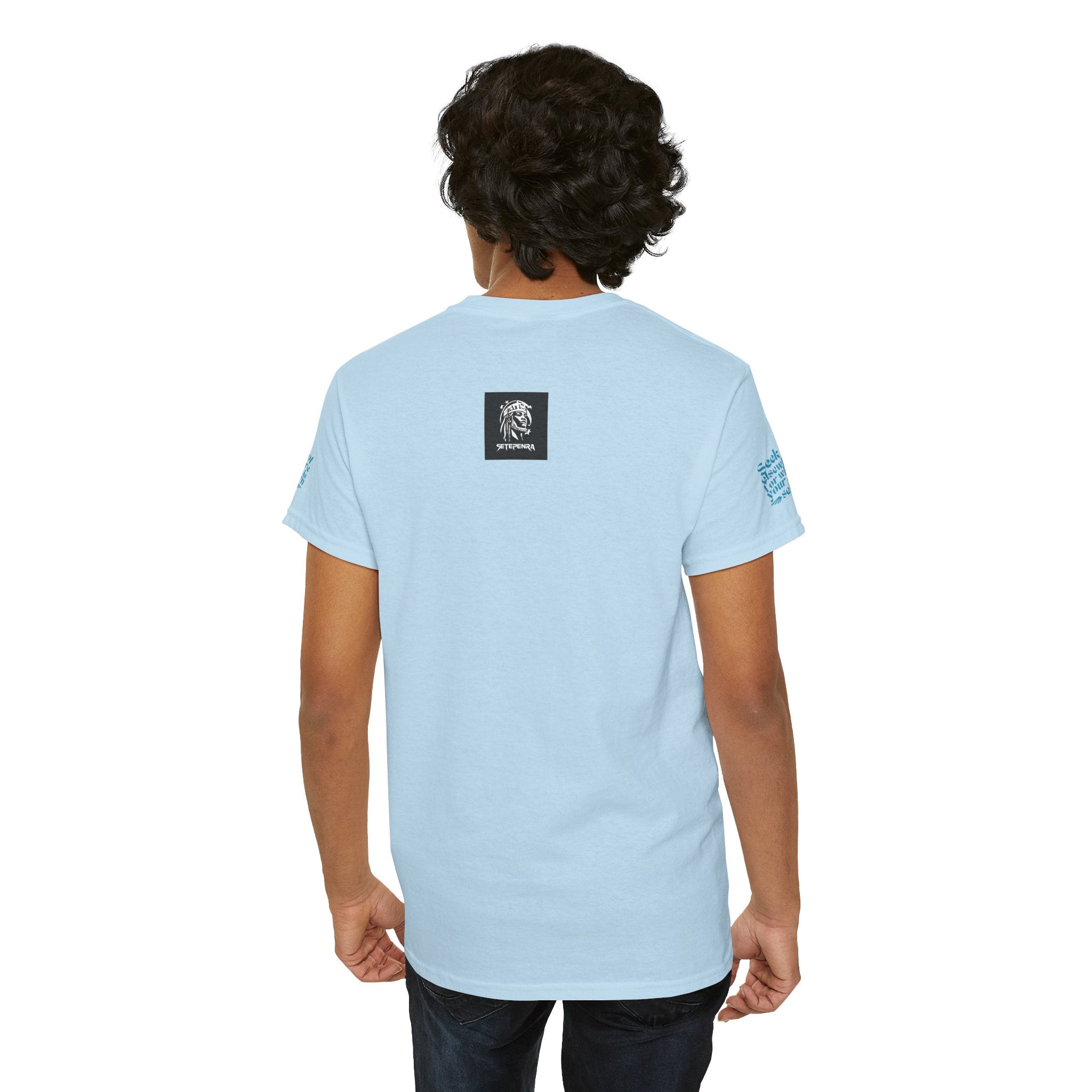 Seek Not Elsewhere (Aqua Edition) Unisex Heavy Cotton Tee