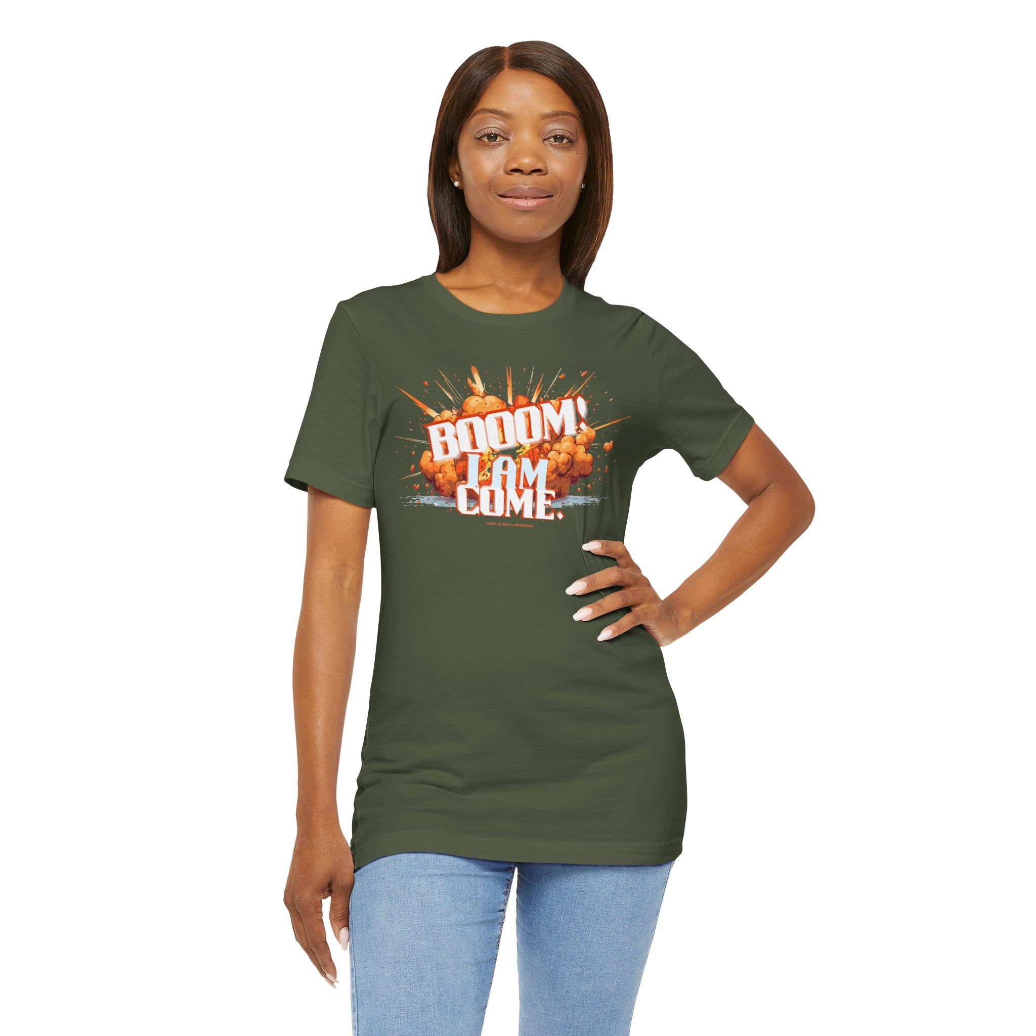 BOOOM! I AM COME Unisex Jersey Short Sleeve Tee