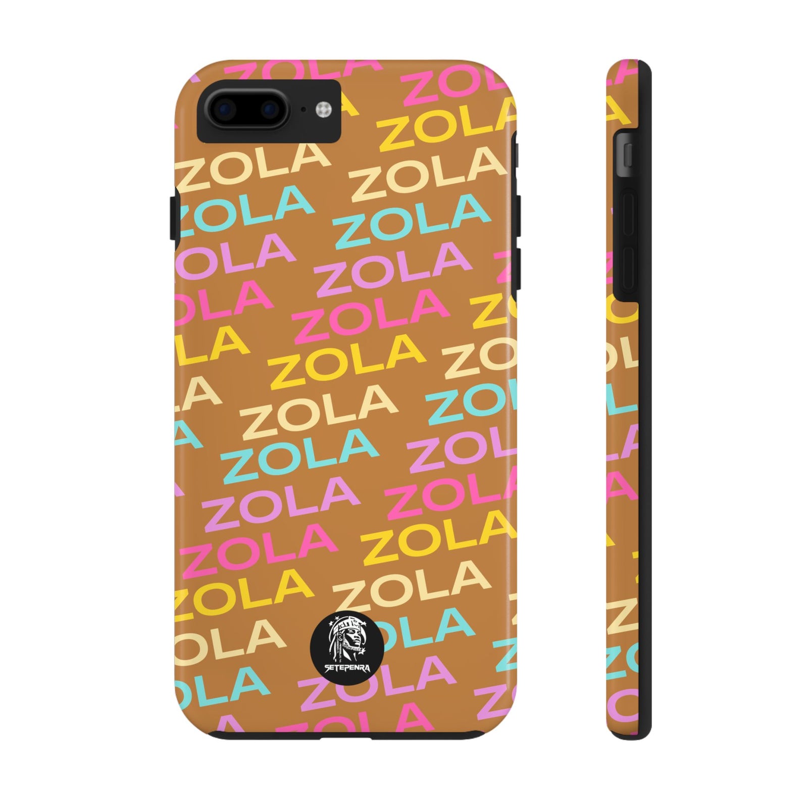 Zola Tough Phone Case (For iPhone, Galaxy & More) - Light Brown SETEPENRA Phone Case.