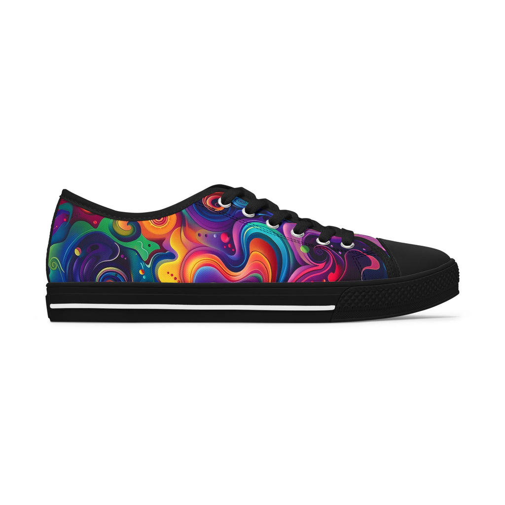 Psychedelic Women's Low Top Sneakers SETEPENRA Shoes.