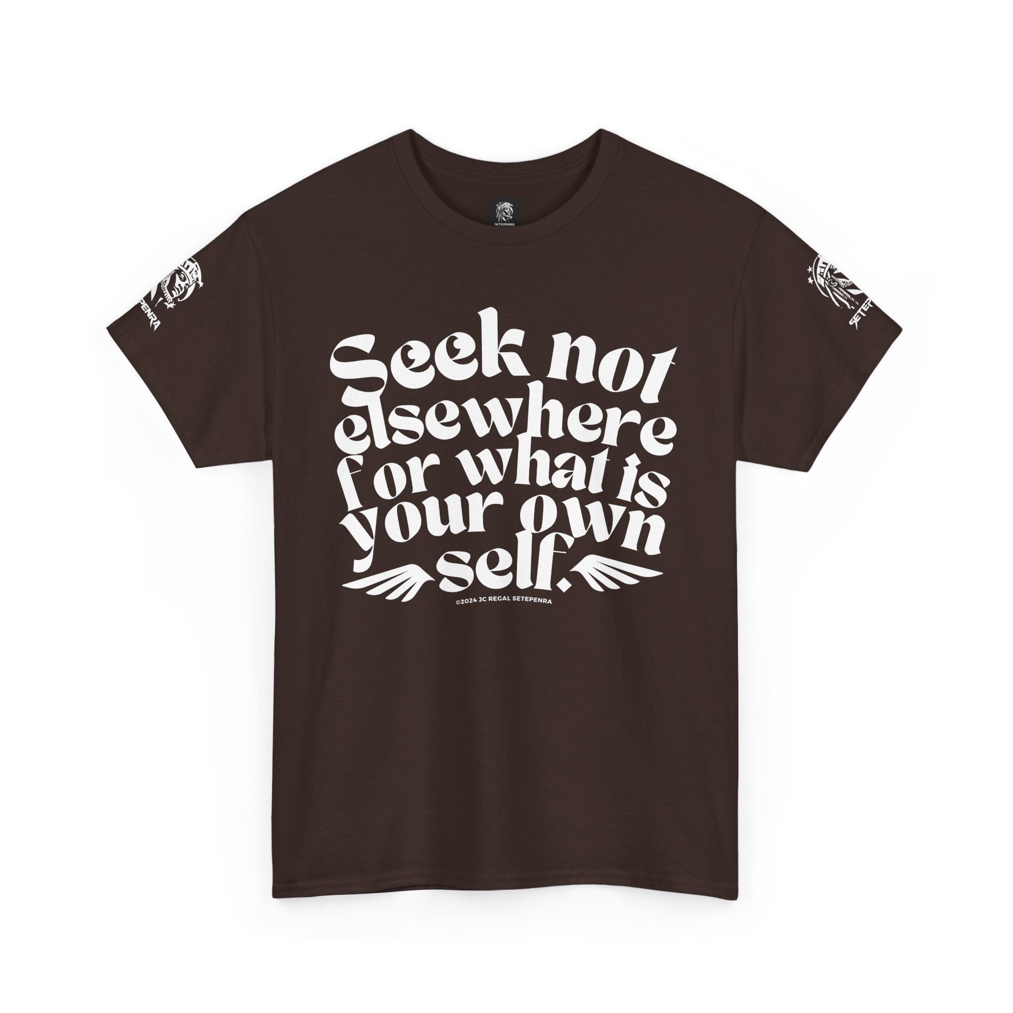 Seek Not Elsewhere Unisex Heavy Cotton Tee SETEPENRA T-Shirt.