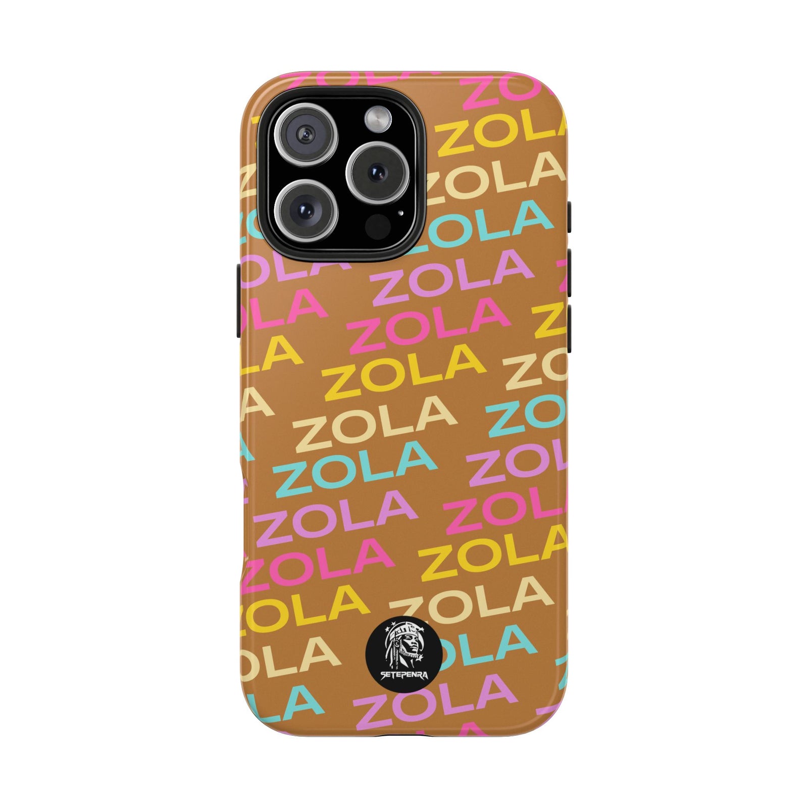 Zola Tough Phone Case (For iPhone, Galaxy & More) - Light Brown SETEPENRA Phone Case.