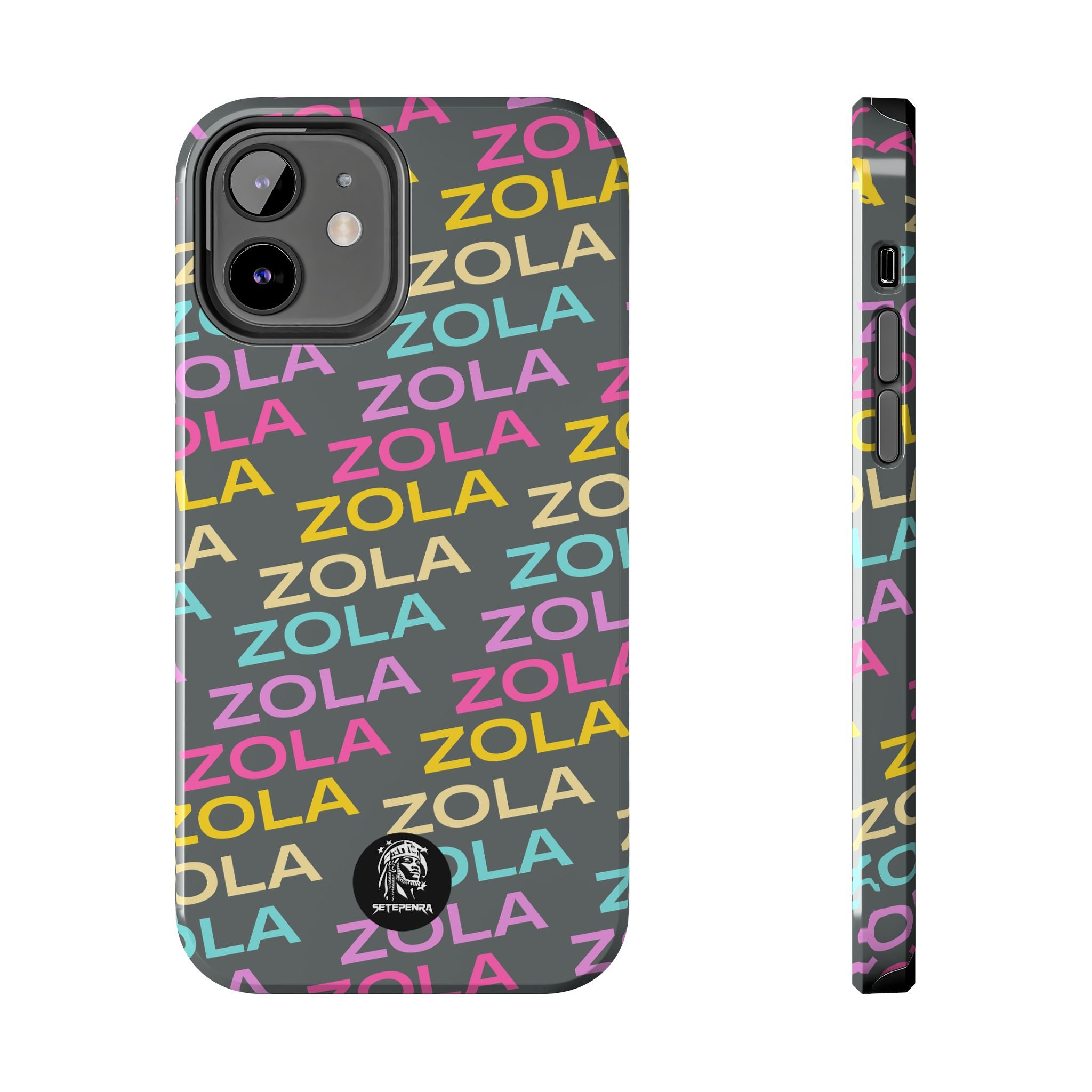 Zola Tough Phone Case (For iPhone, Galaxy & More) - Dark Grey SETEPENRA Phone Case.