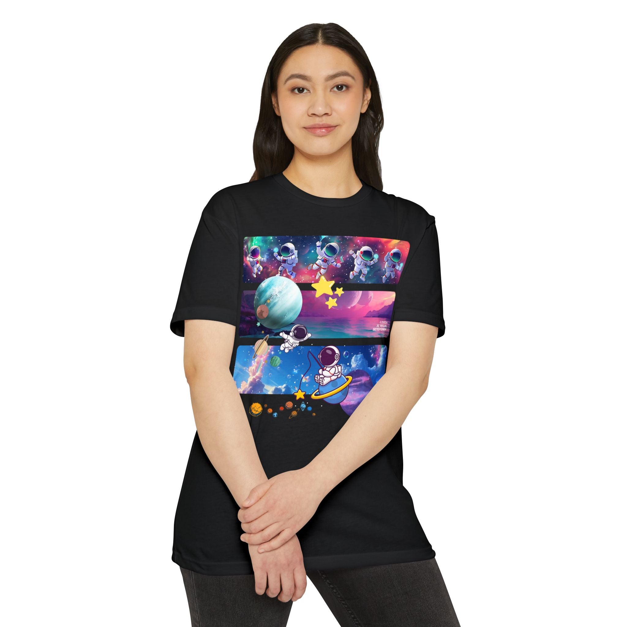 Astro Cosmo Unisex CVC Jersey T-shirt