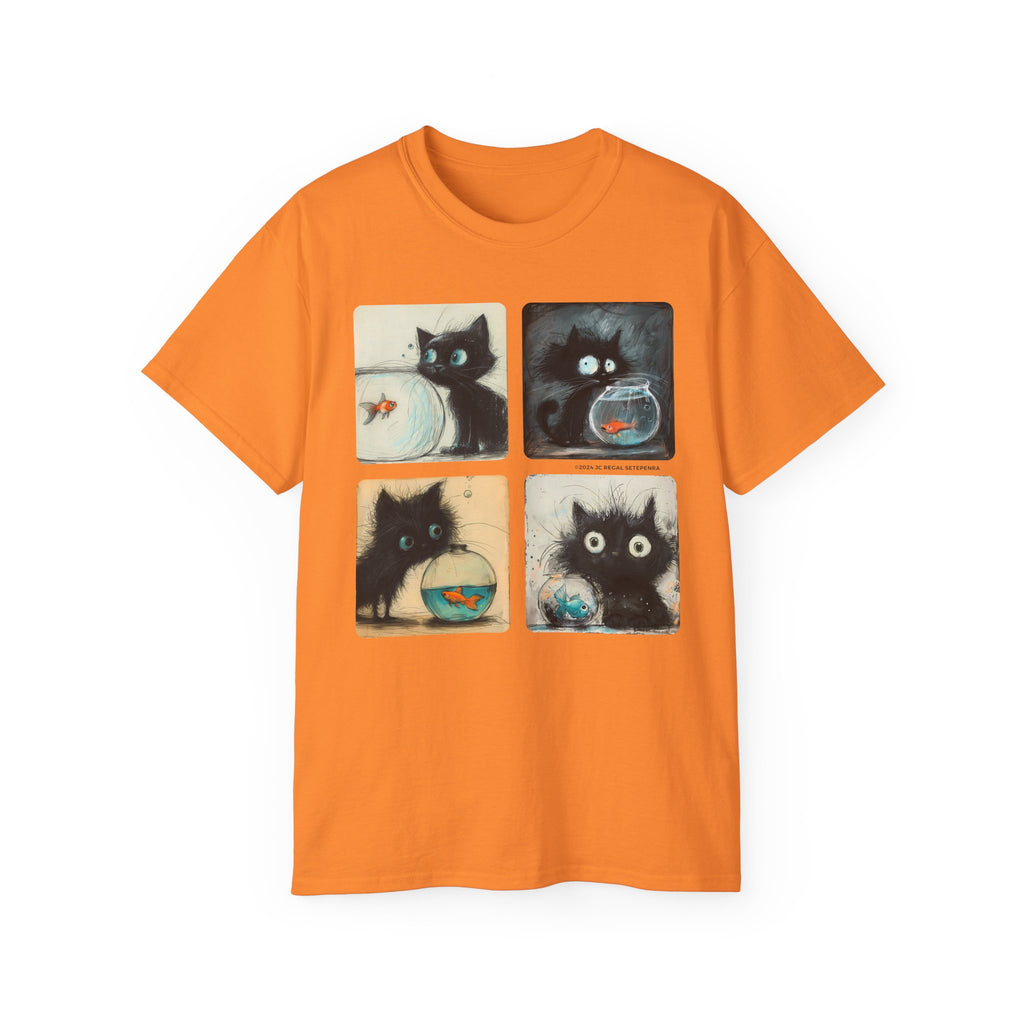 Fishy Kitty Unisex Ultra Cotton Tee SETEPENRA T-Shirt.