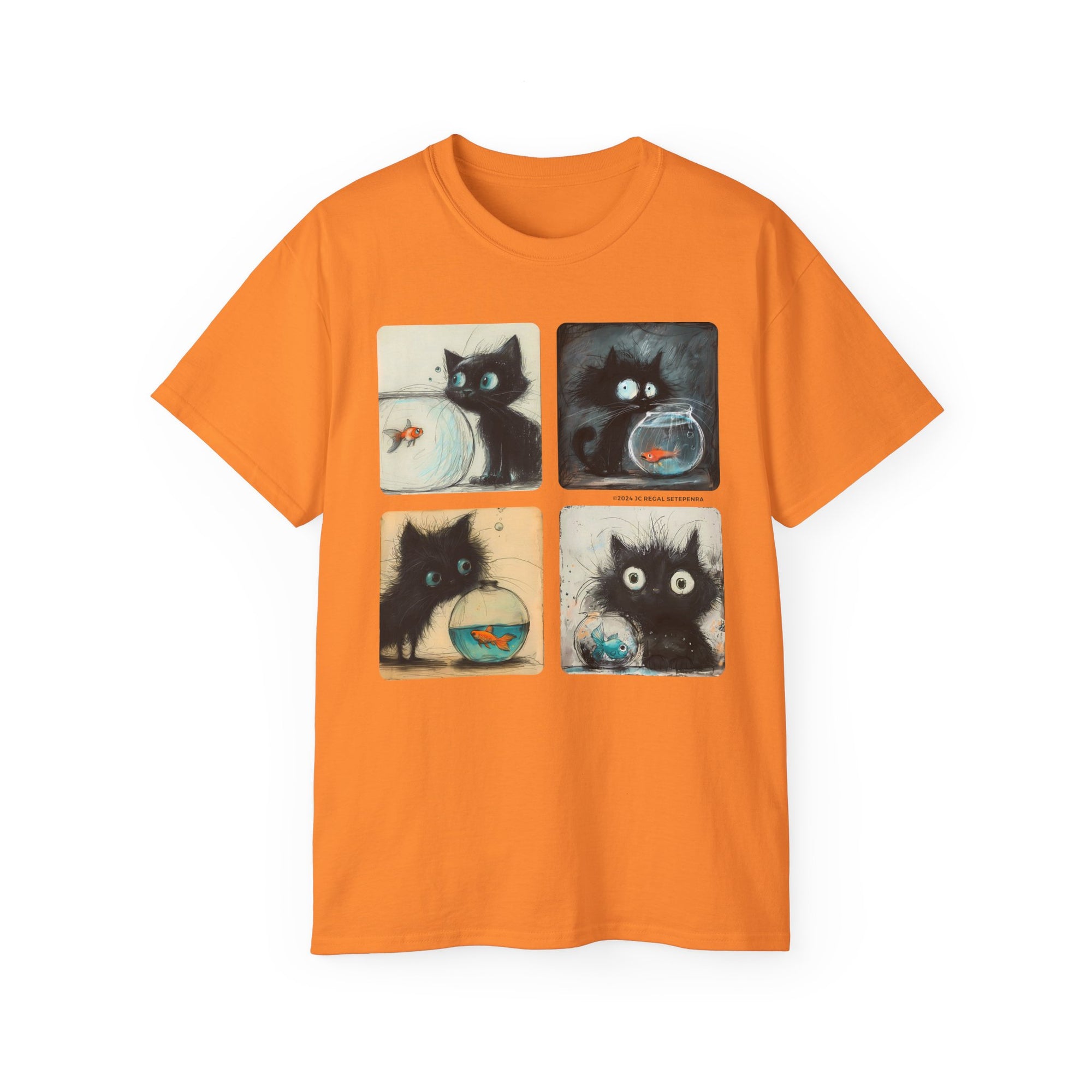Fishy Kitty Unisex Ultra Cotton Tee SETEPENRA T-Shirt.