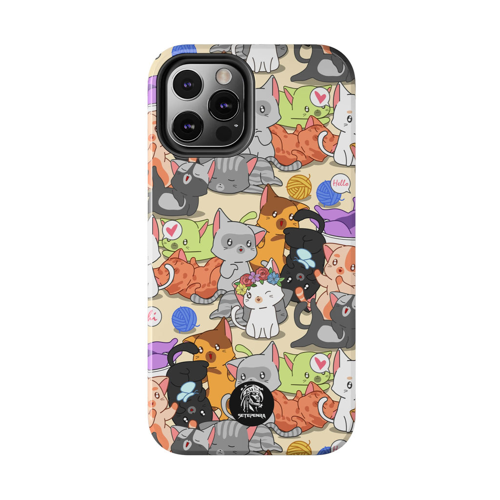 Cats A Lot Tough Phone Case (For iPhone, Galaxy & More)