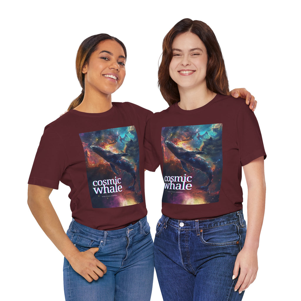 Cosmic Whale Unisex Jersey Short Sleeve Tee